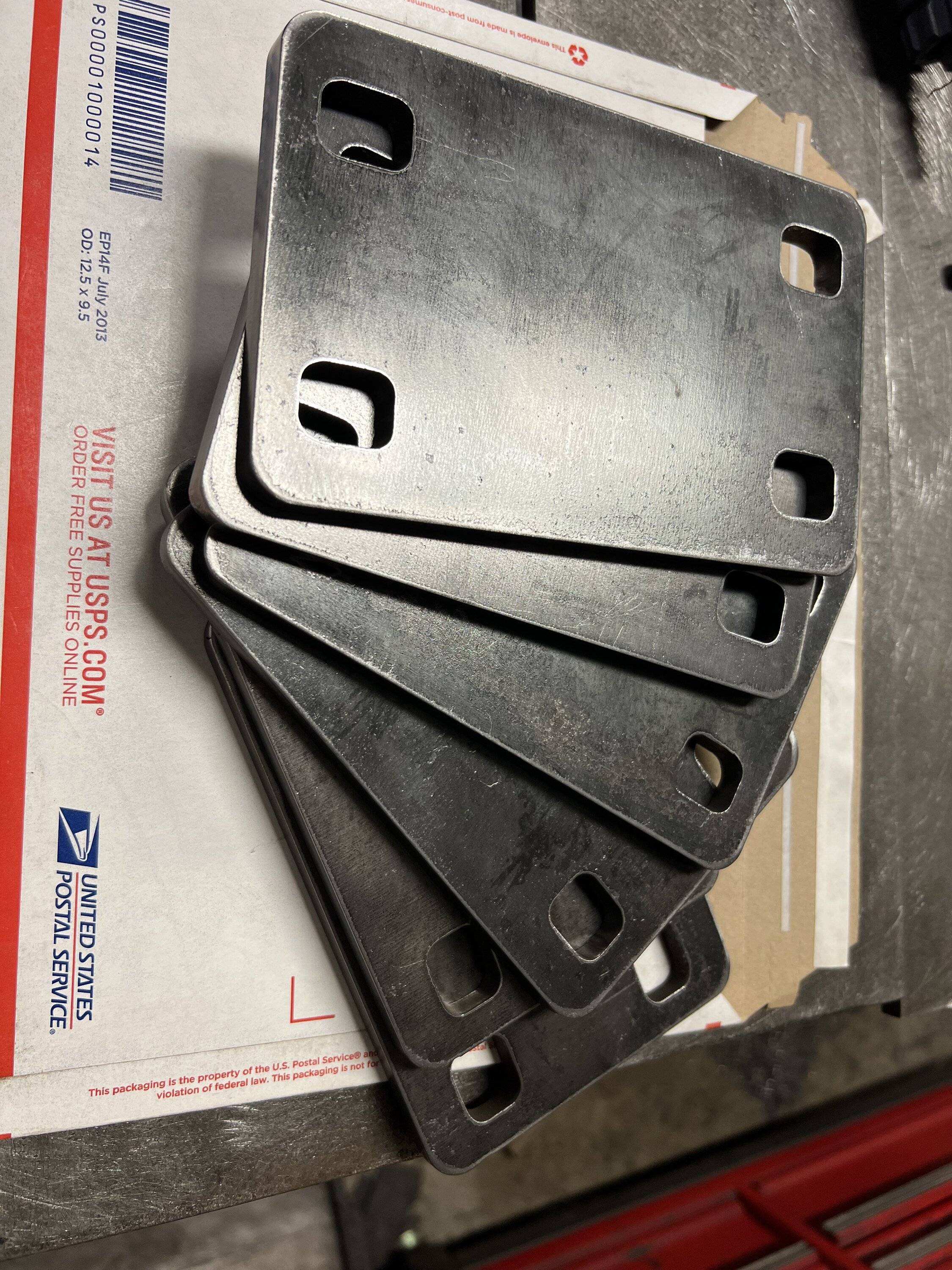 Jeep Gladiator 1/4" or 3/8" steel plate bumper spacers IMG_5157