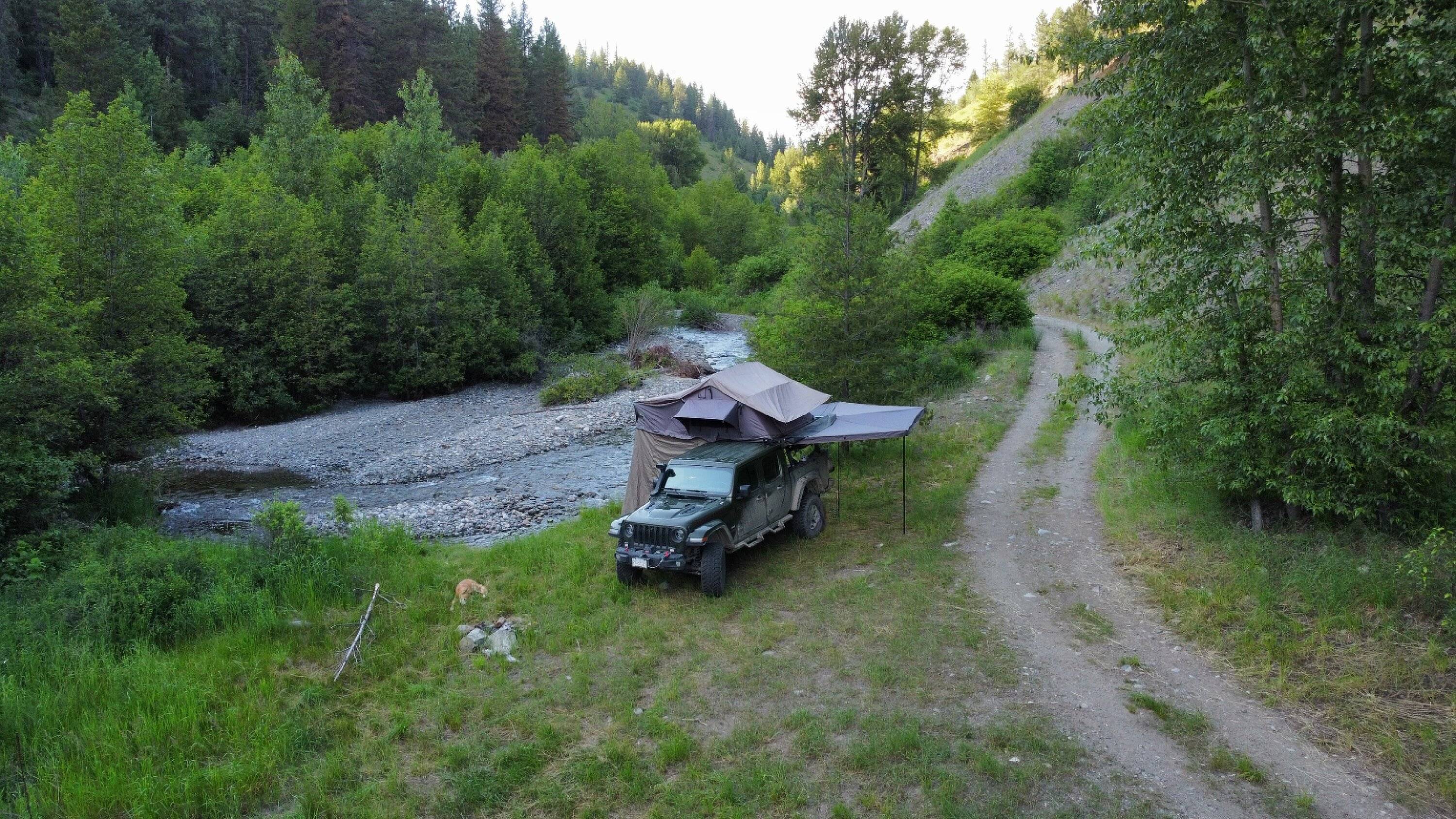 Jeep Gladiator Overland Vehicle Systems 270 Batwing Awning - an initial review dji_fly_20230622_182716_93_1687483782389_photo_optimized