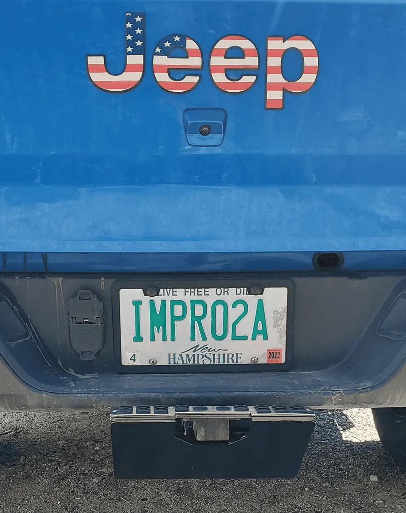 Jeep Gladiator Jeep Vanity Plates 1693340197693