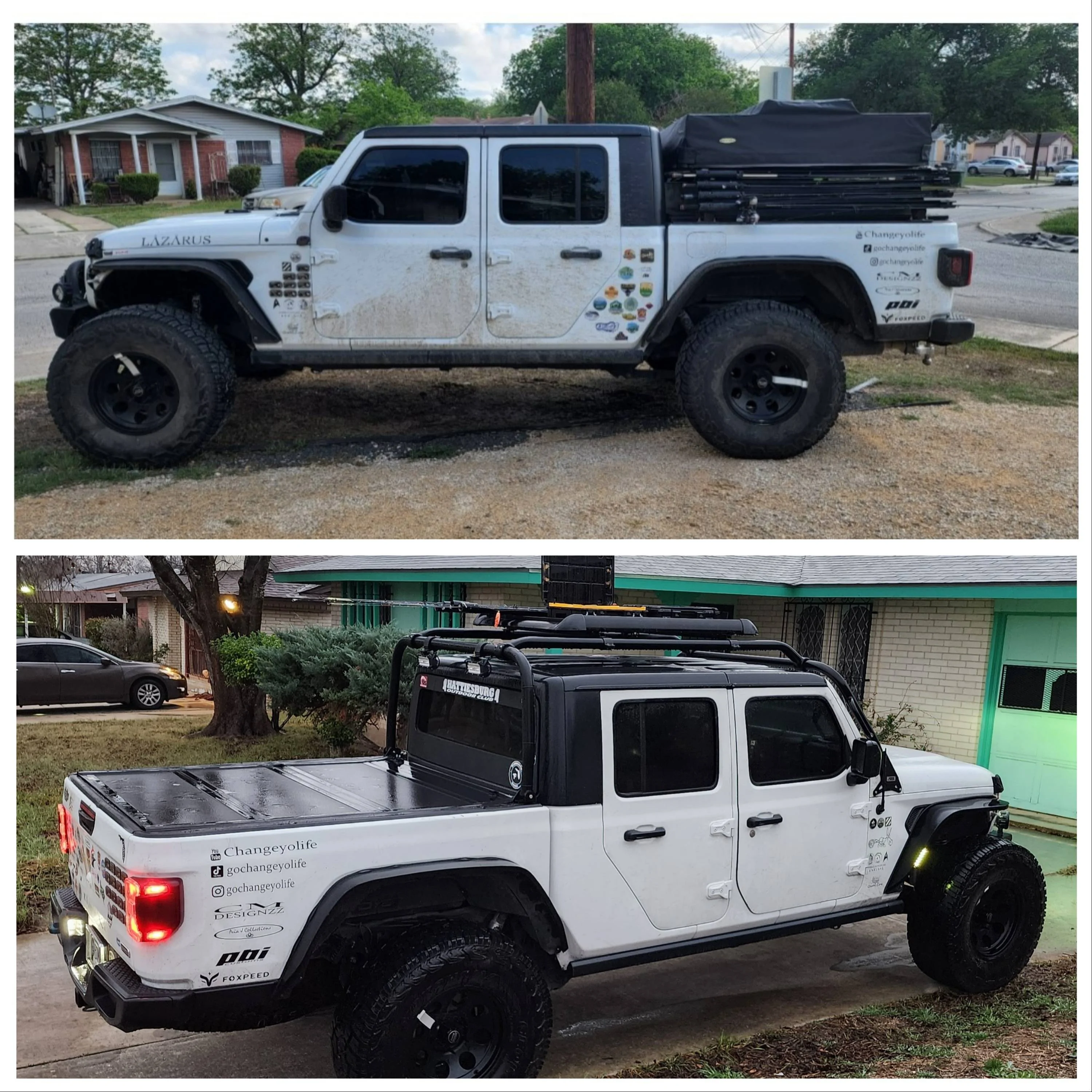 Jeep Gladiator How do you carry your fishing poles? Collage Maker-30-Aug-2023-09-43-AM-4284
