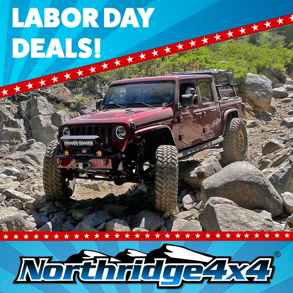 Jeep Gladiator Labor Day SALE at Northridge4x4 Jeep Labor-Day-Sale