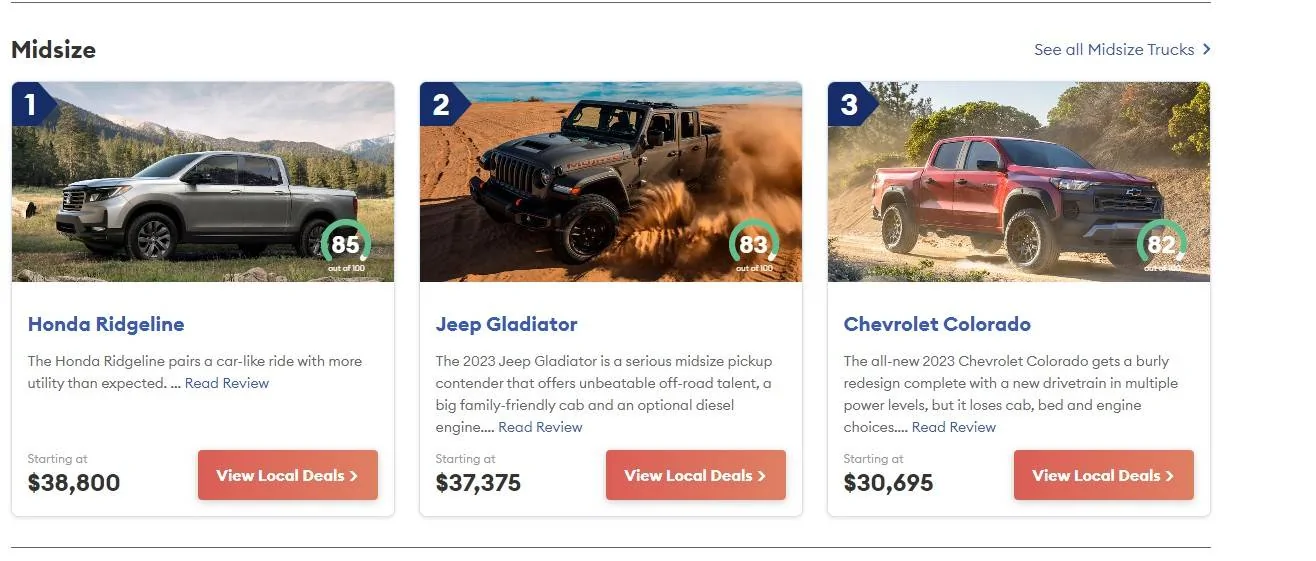 Jeep Gladiator Forbes Hottest Future Collectible Cars (Gladiator #55 and Wrangler #1)   ??????????????????? 23 Frobes MidSiz