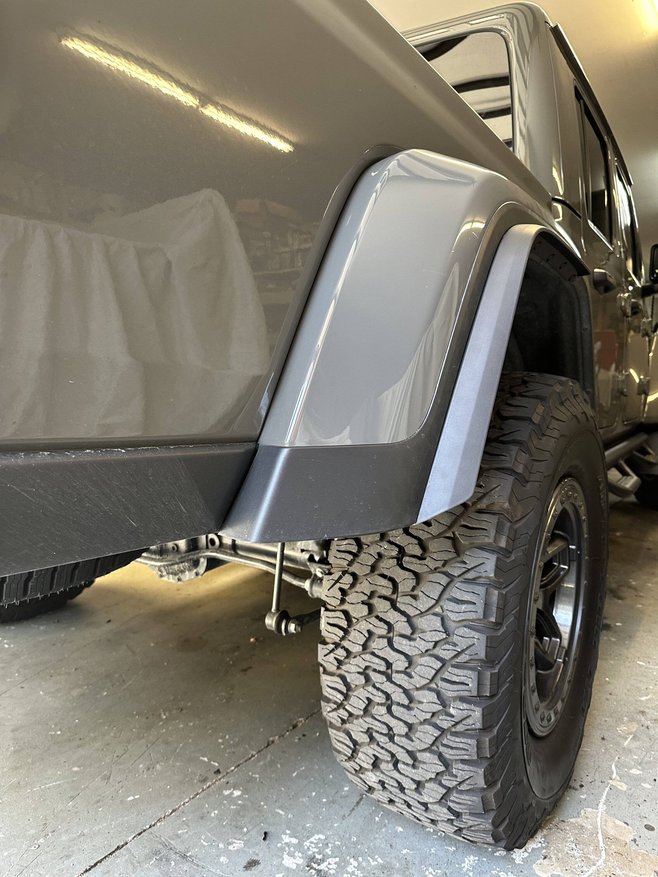 Jeep Gladiator Xtreme Recon Fender Extension Instsalled IMG_8058