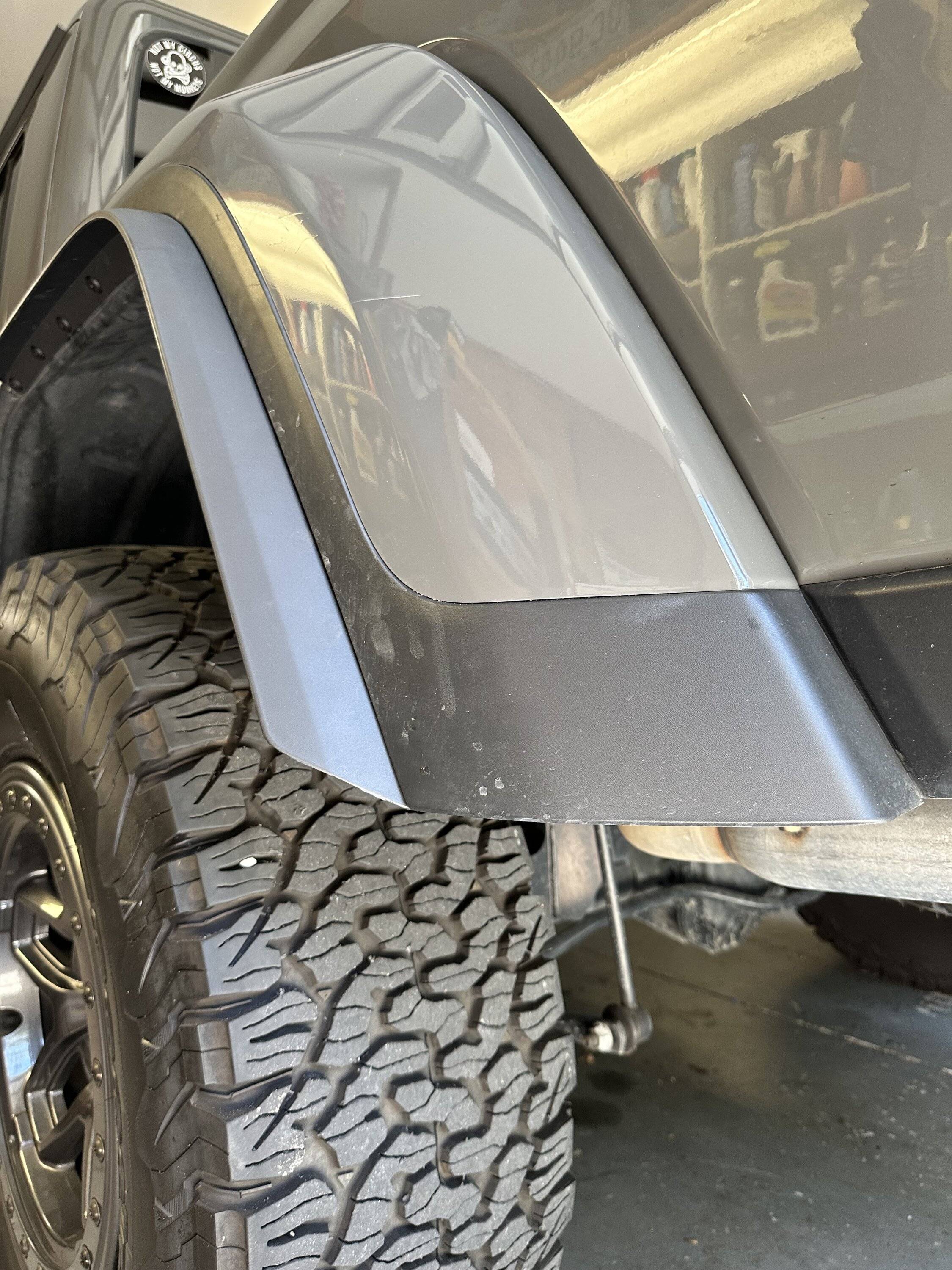 Jeep Gladiator Xtreme Recon Fender Extension Instsalled IMG_8057