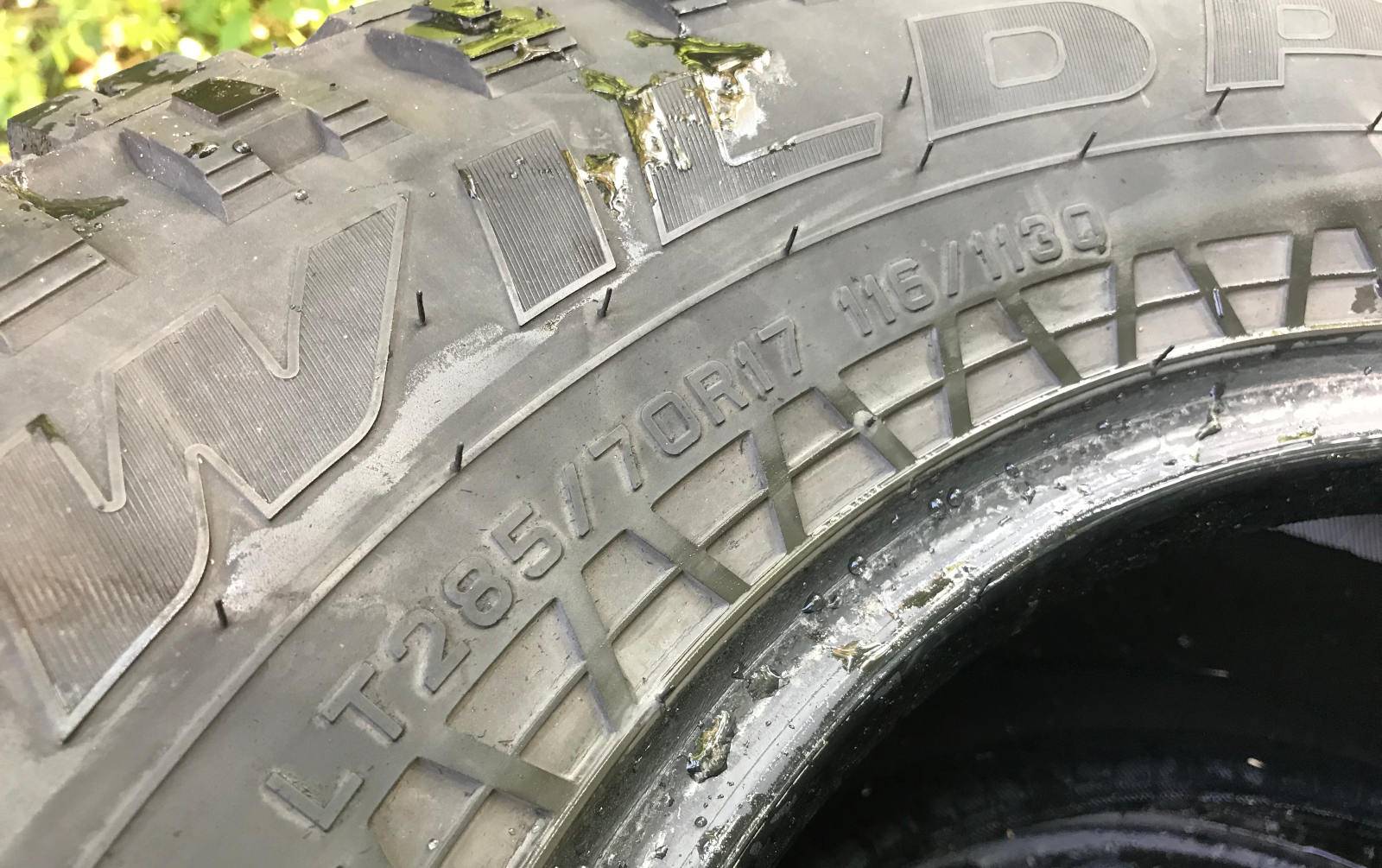 Jeep Gladiator (4) Falken Wildpeak M/T 285/70R17 tires, 51K mi - $100 for all size