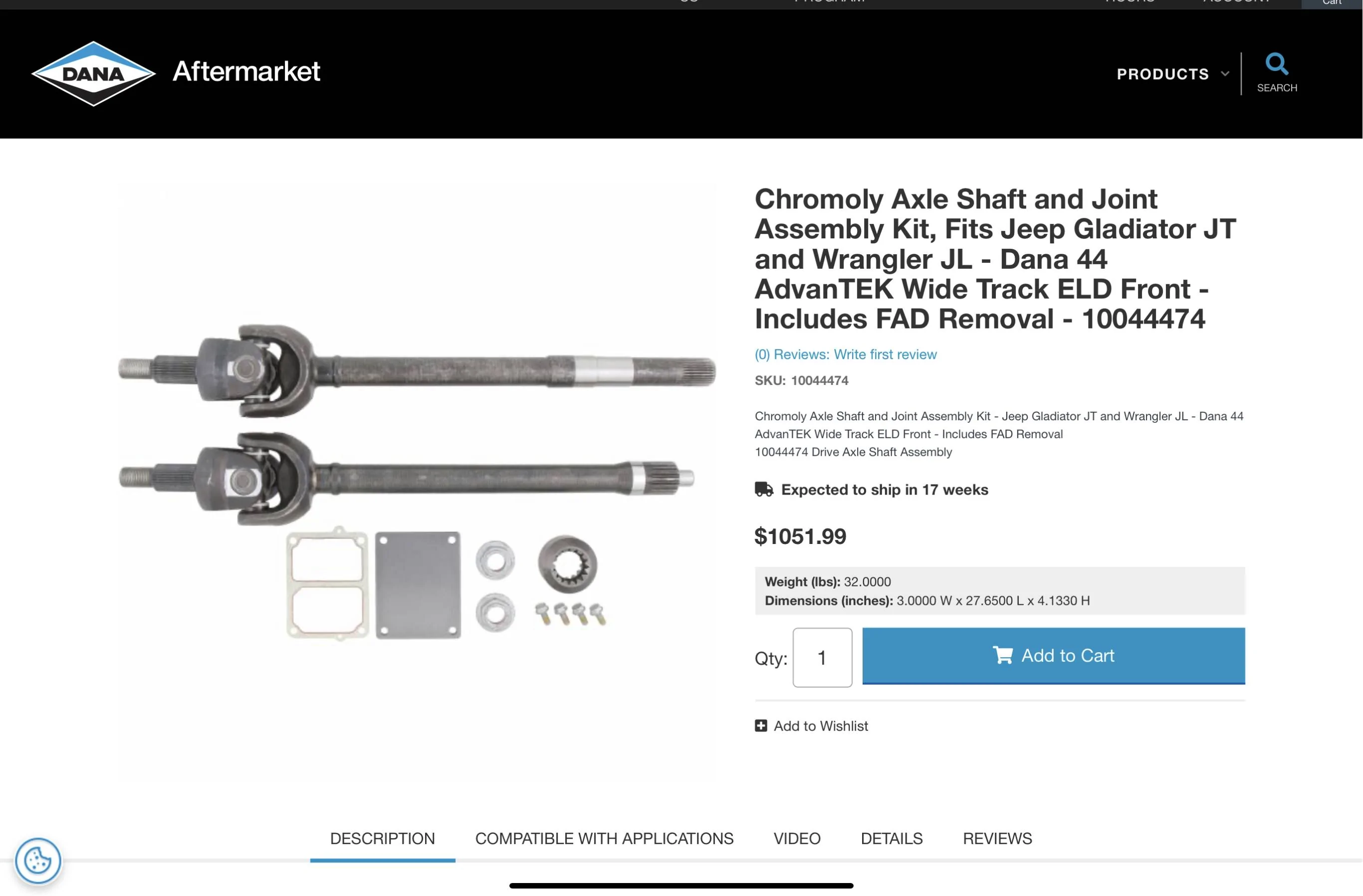 Jeep Gladiator Upgrading Dana 44 Part Suggestions IMG_0449