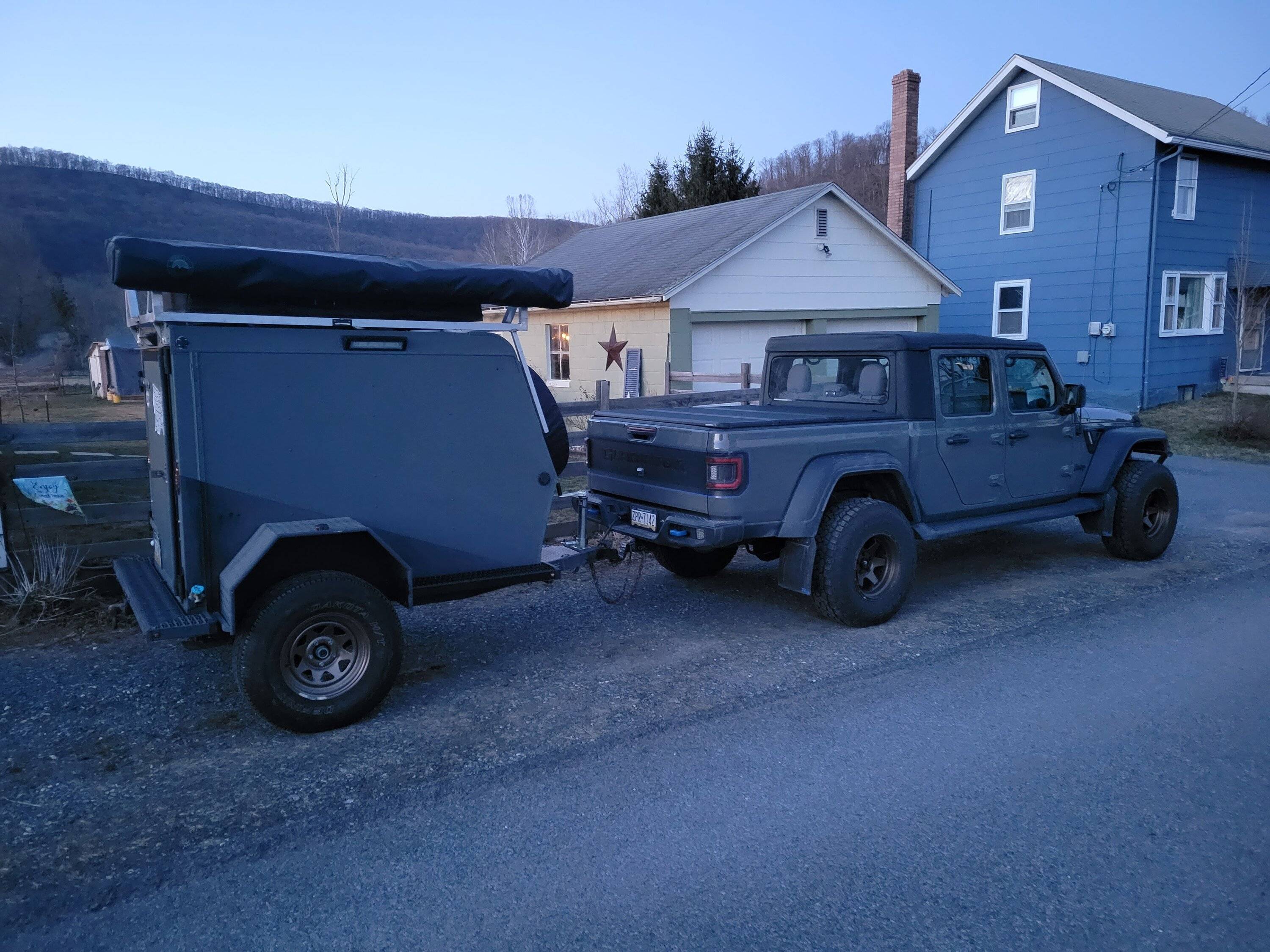 Jeep Gladiator Going to take my first trip, trailerin' 20230320_194005