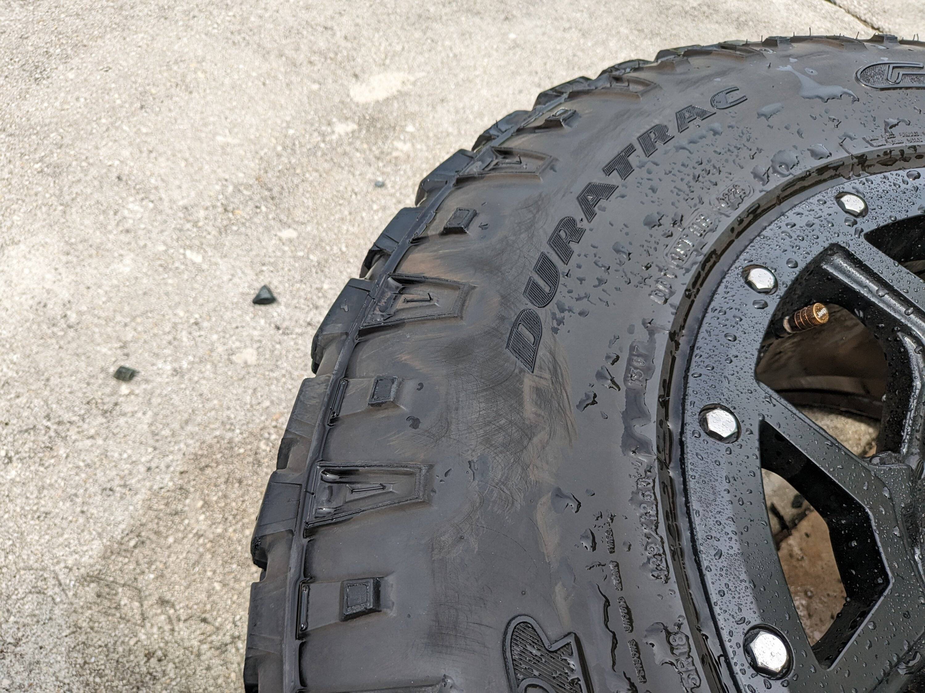 Jeep Gladiator 18" Black Rhino Overland Wheels w/ 35" Tires, TPMS and Lugs PXL_20230904_162531598