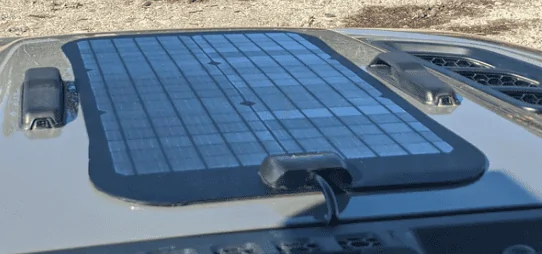 Jeep Gladiator Hood Mounted Solar Panels 1694314453995