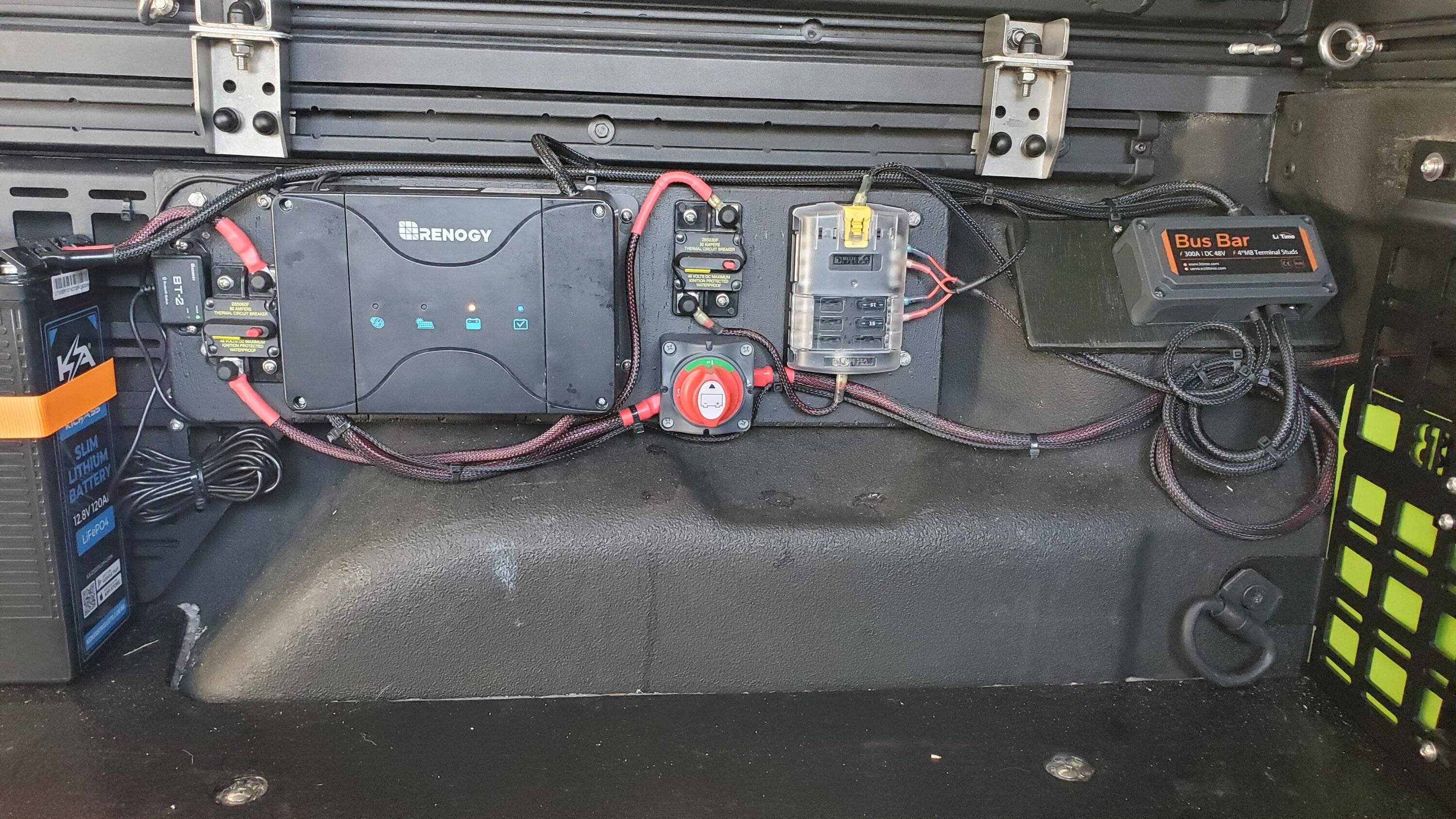 Jeep Gladiator Renogy LiFePO House (Dual) Battery Install 20230911_101808