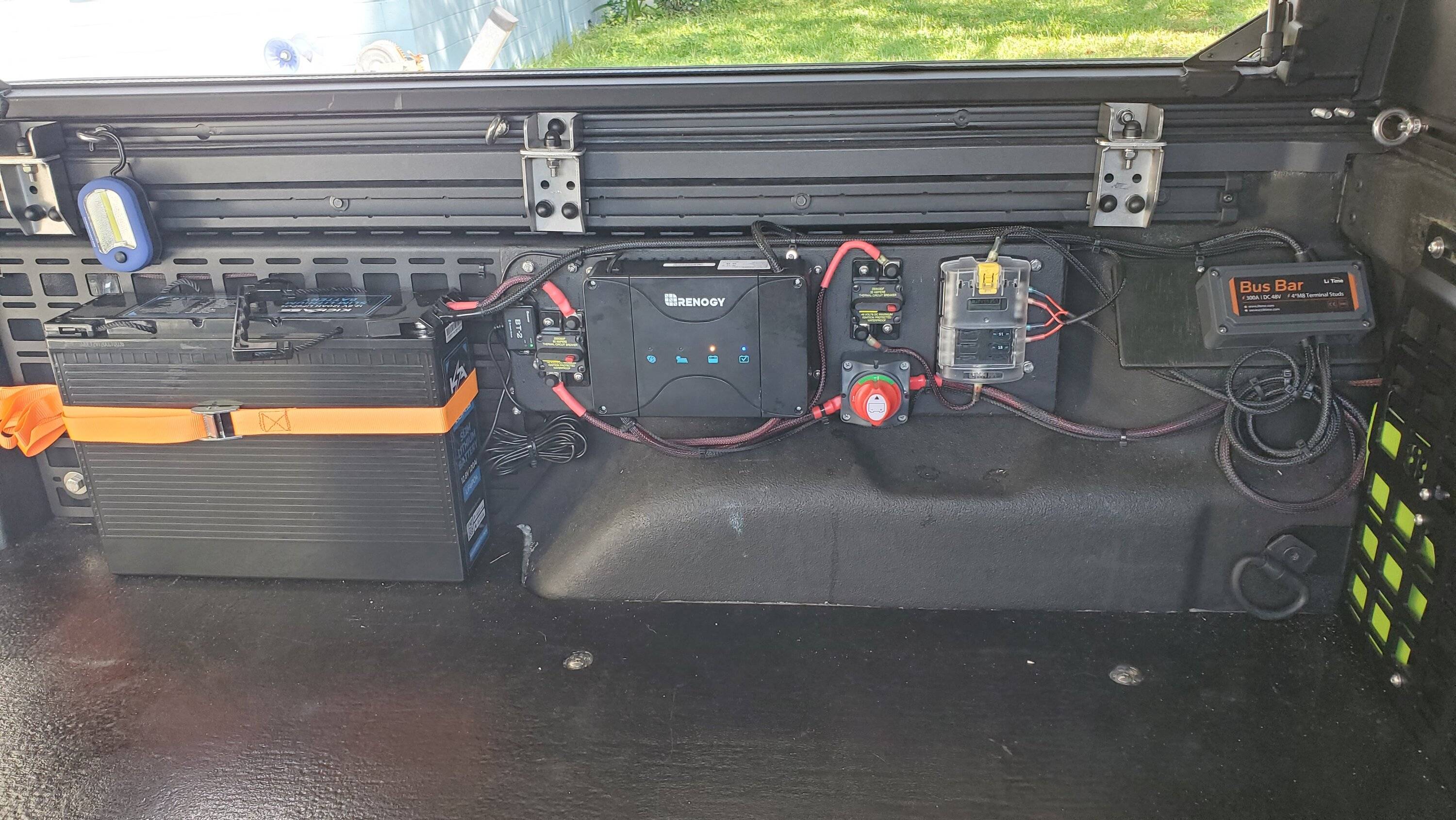 Jeep Gladiator Renogy LiFePO House (Dual) Battery Install 20230911_101830
