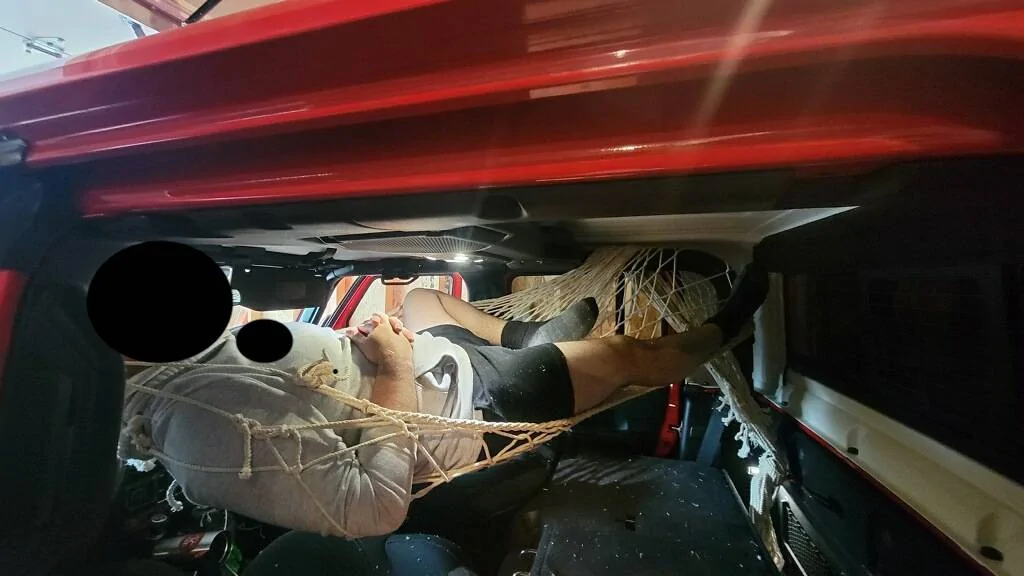 Jeep Gladiator Camping with your Gladiator Hammock