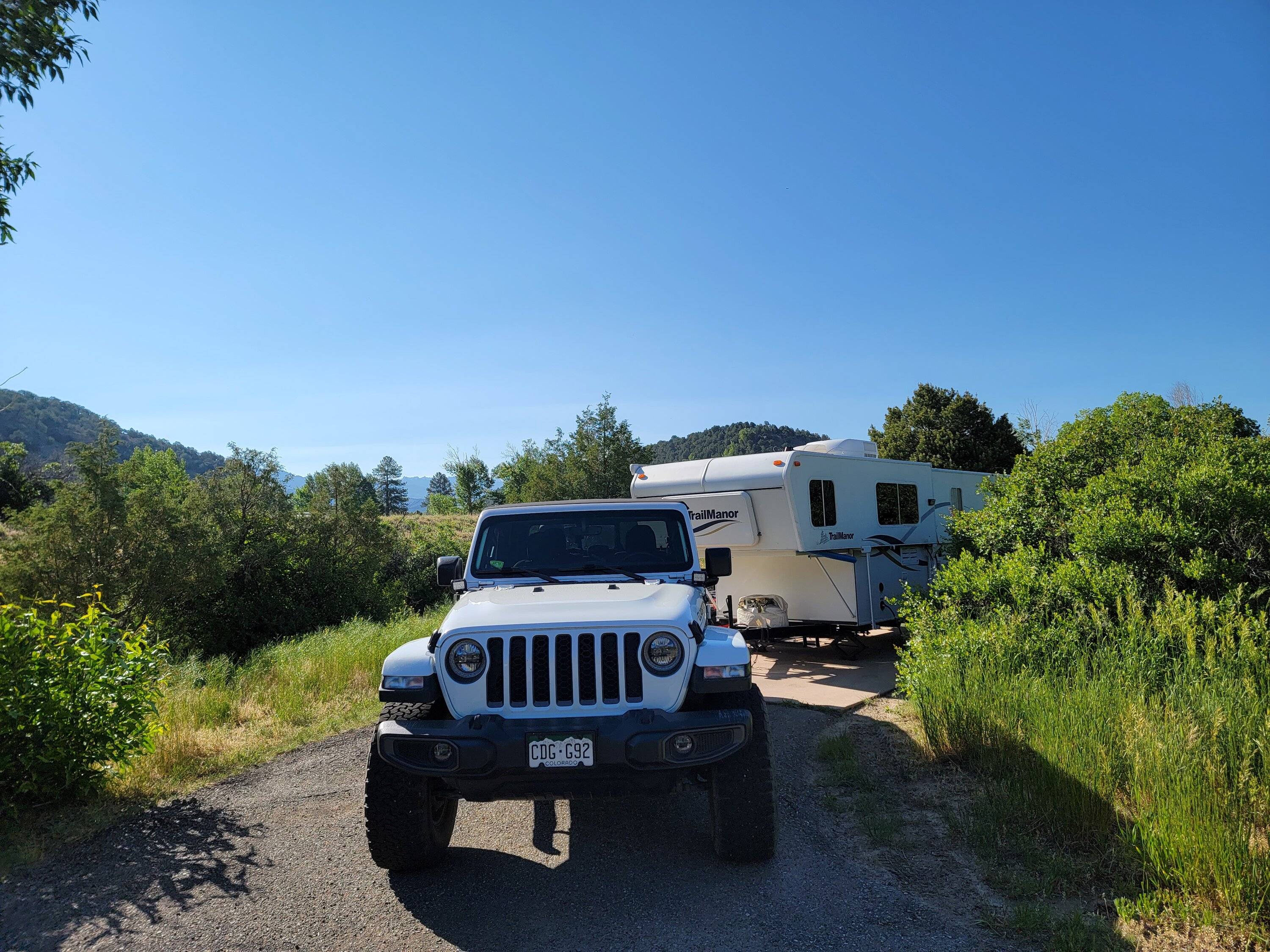 Jeep Gladiator Travel trailer recommendations 20230624_084147