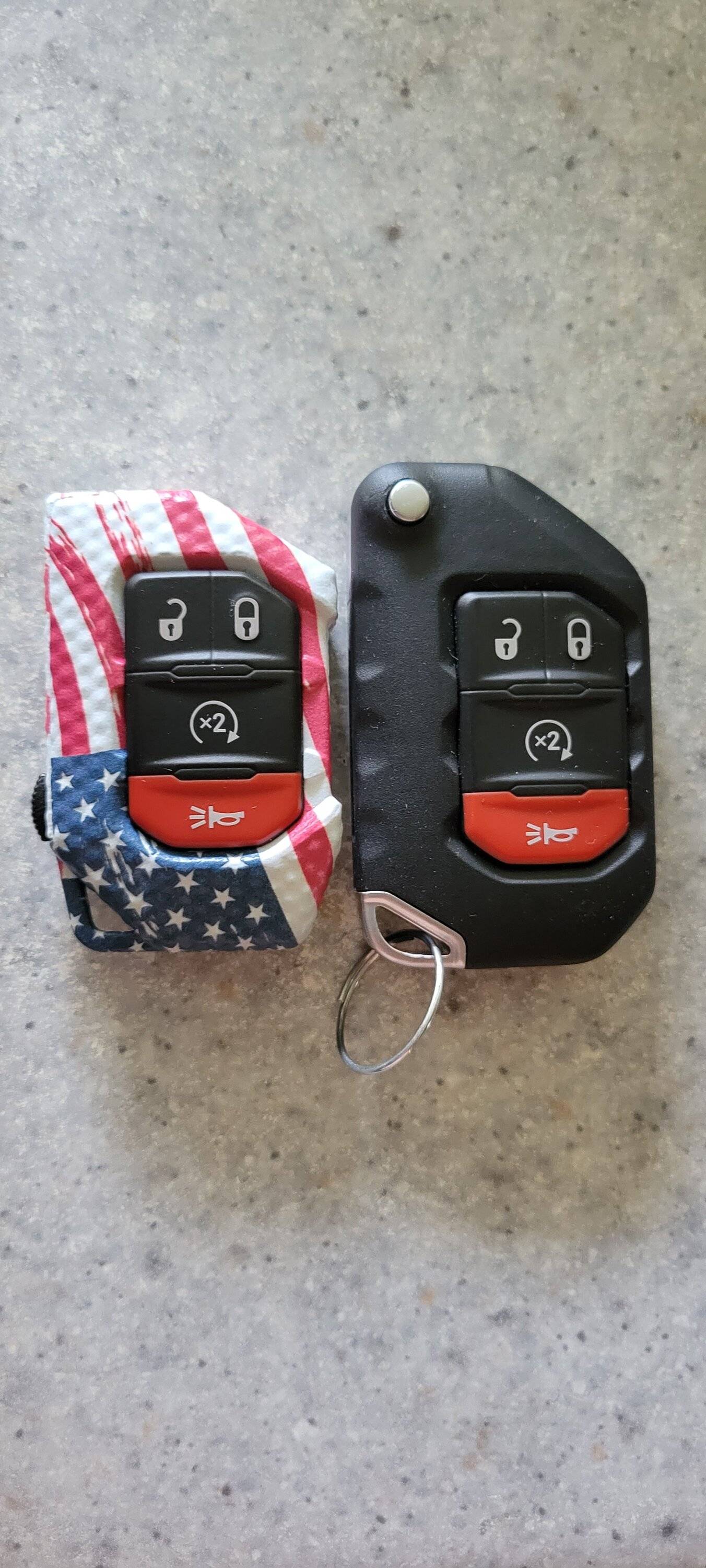 Jeep Gladiator ? ? Threedom Fob Scrapbook - Show us your "Threedom" Fob! 20230818_181449