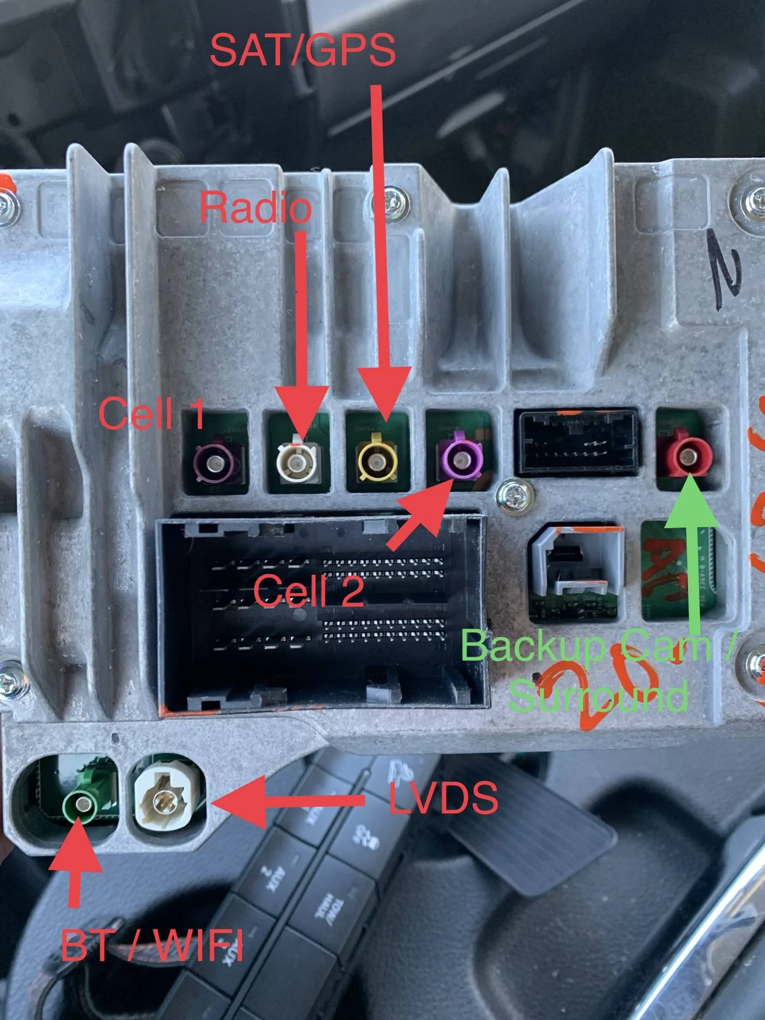 Jeep Gladiator Has anyone disabled telematics / LTE and GPS antennas? Uconnect connectors