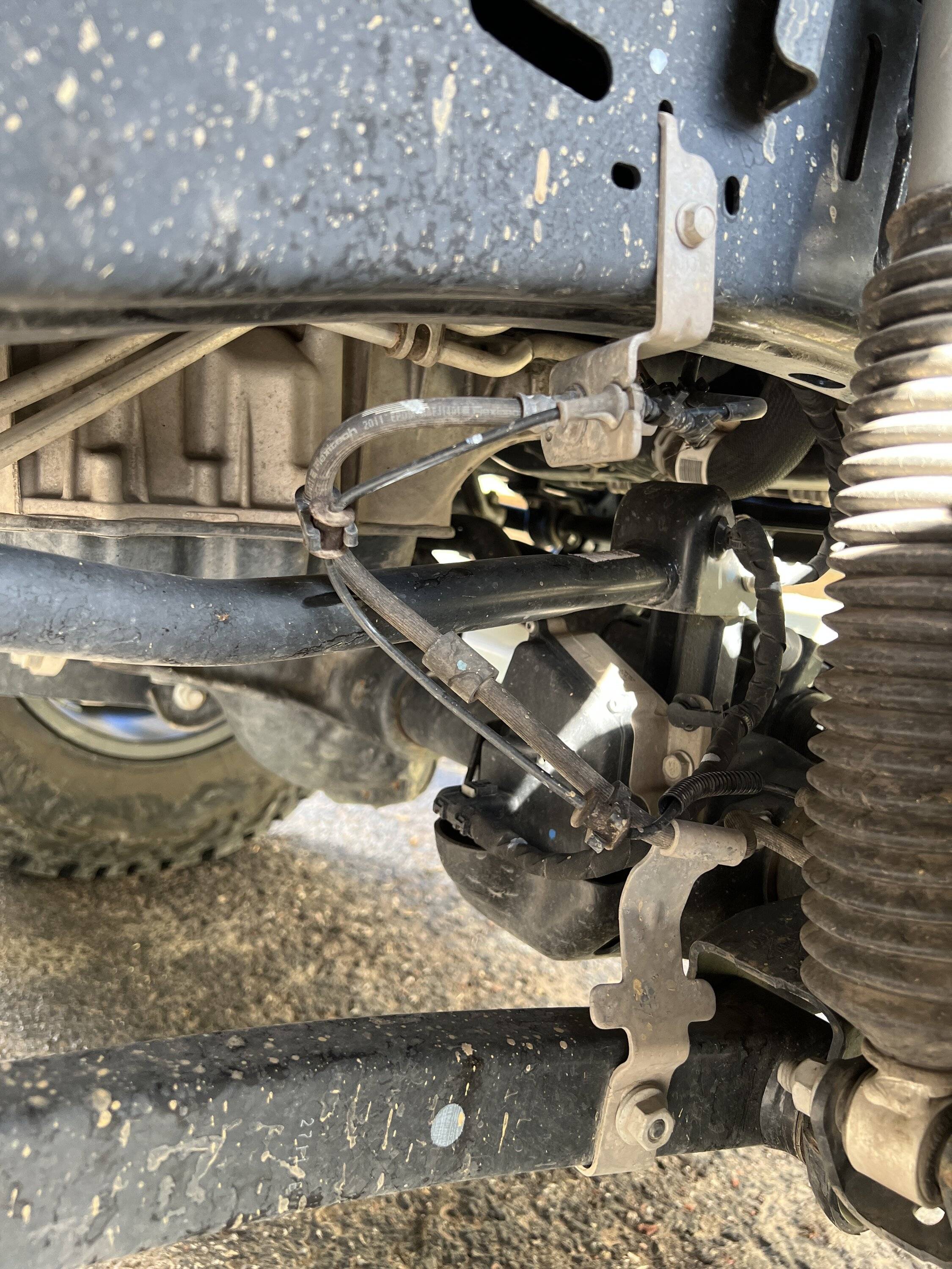 Jeep Gladiator Lifted PSA: check front brake lines IMG_2537