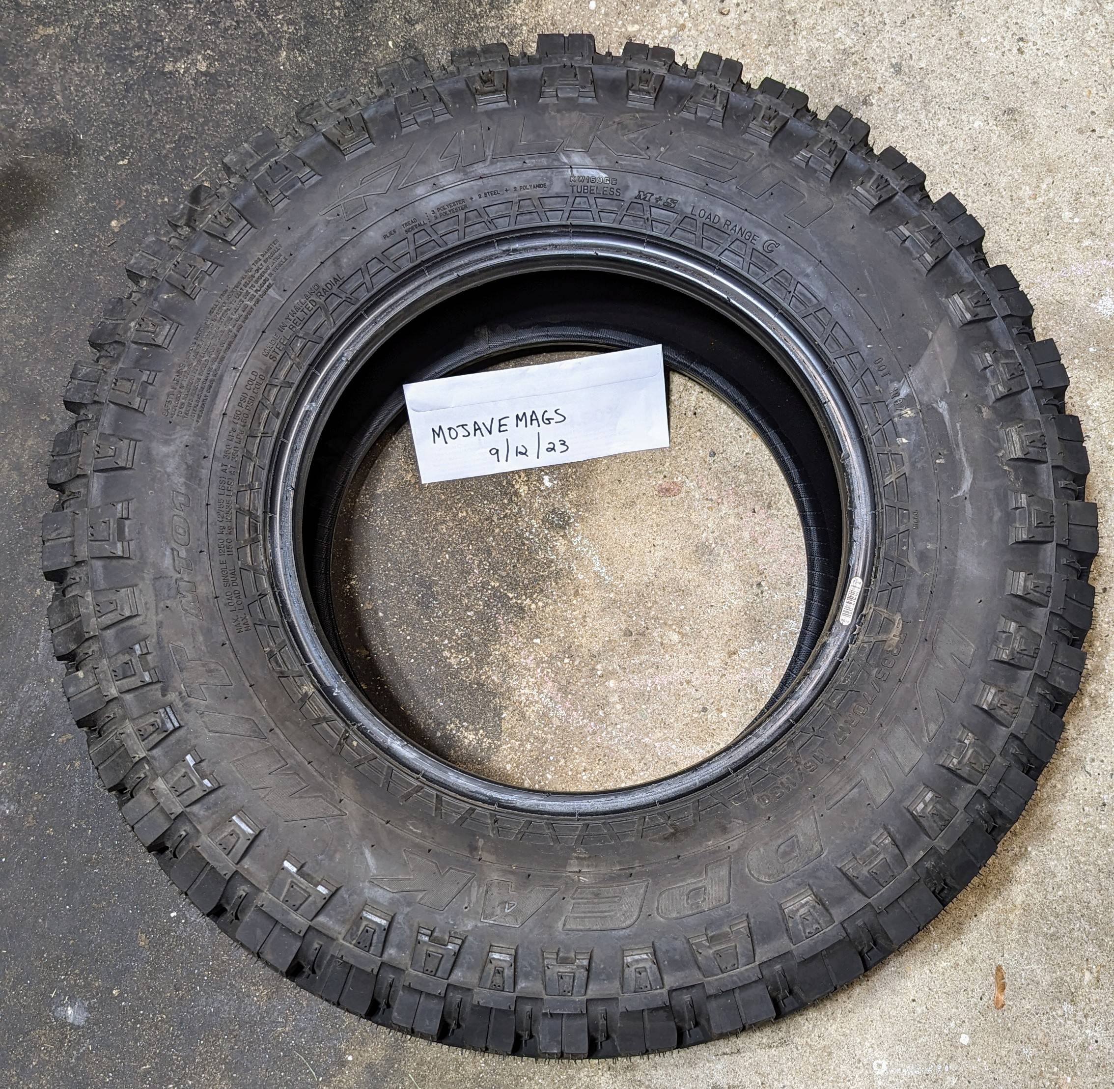 Jeep Gladiator One Falken Wildpeak MT 285/70/17 PXL_20230913_000819979~2