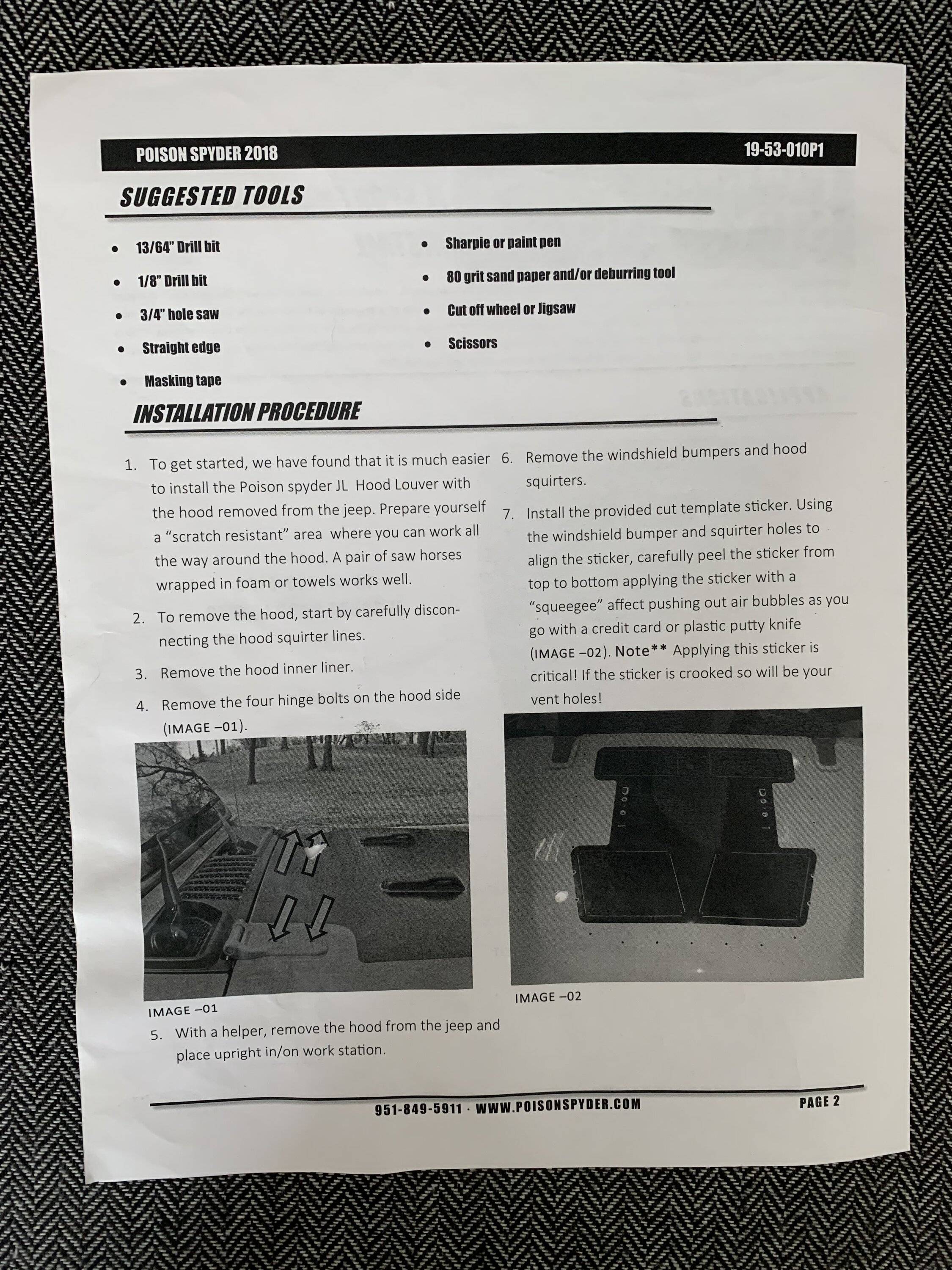 Poison Spyder Hood Louver Panel | Jeep Gladiator (JT) News, Forum