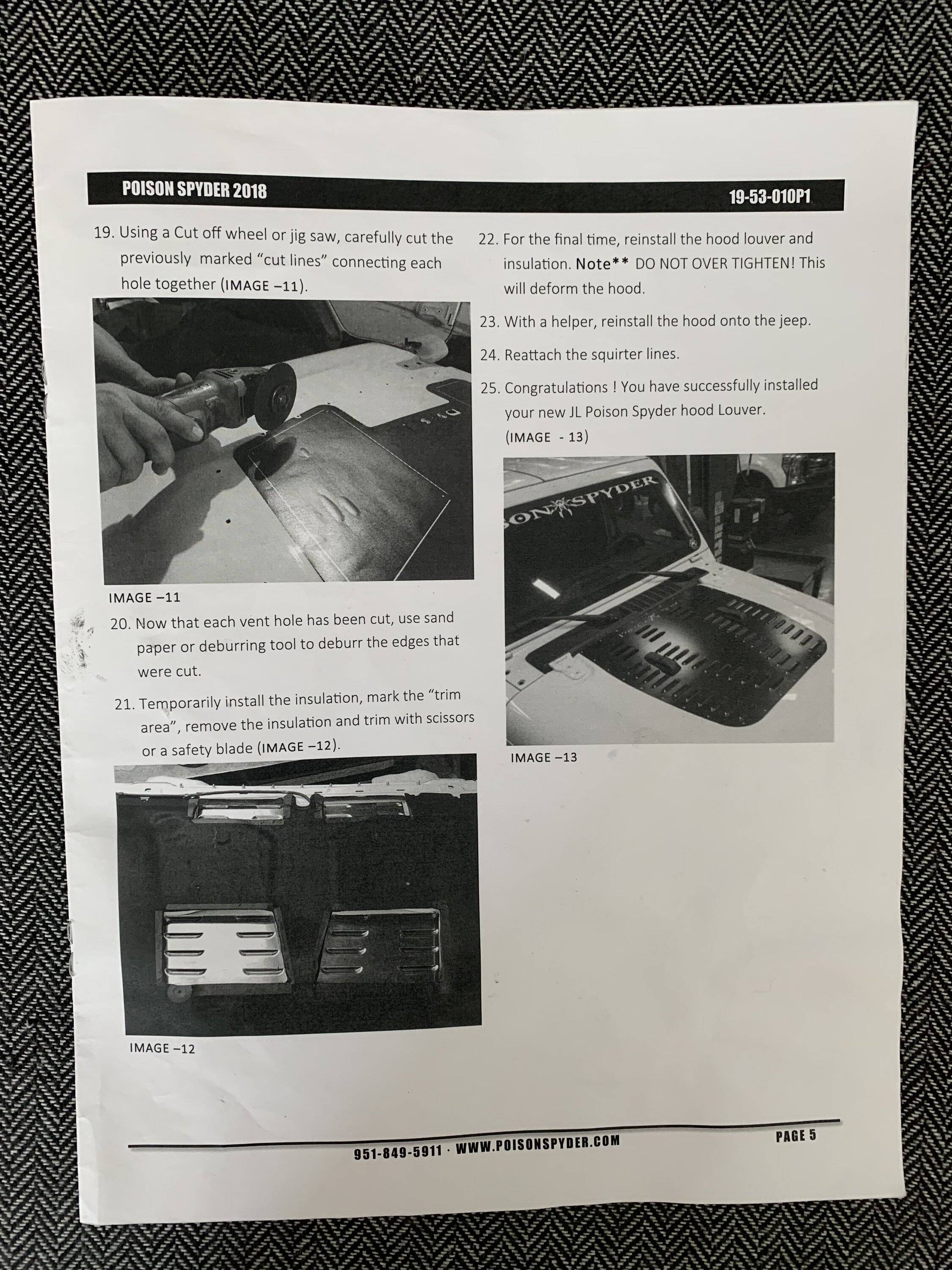 Poison Spyder Hood Louver Panel | Jeep Gladiator (JT) News, Forum