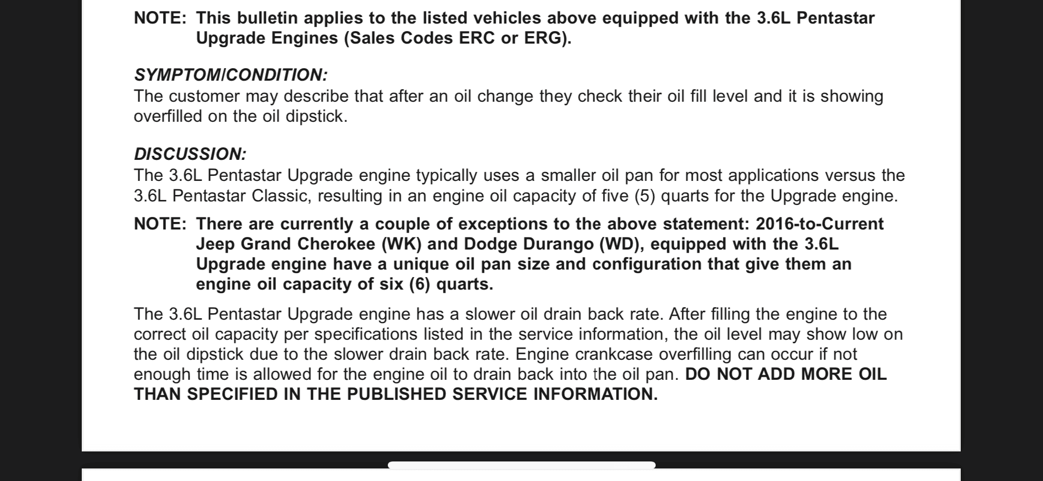 Jeep Gladiator 0w40 Euro spec motor oil in the 3.6 Pentastar PSU IMG_1640