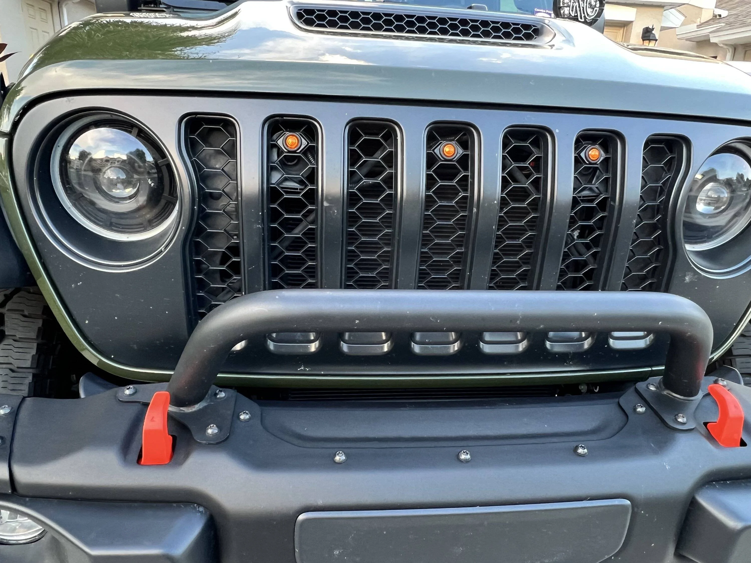 Jeep Gladiator OEM black satin grill IMG_5178