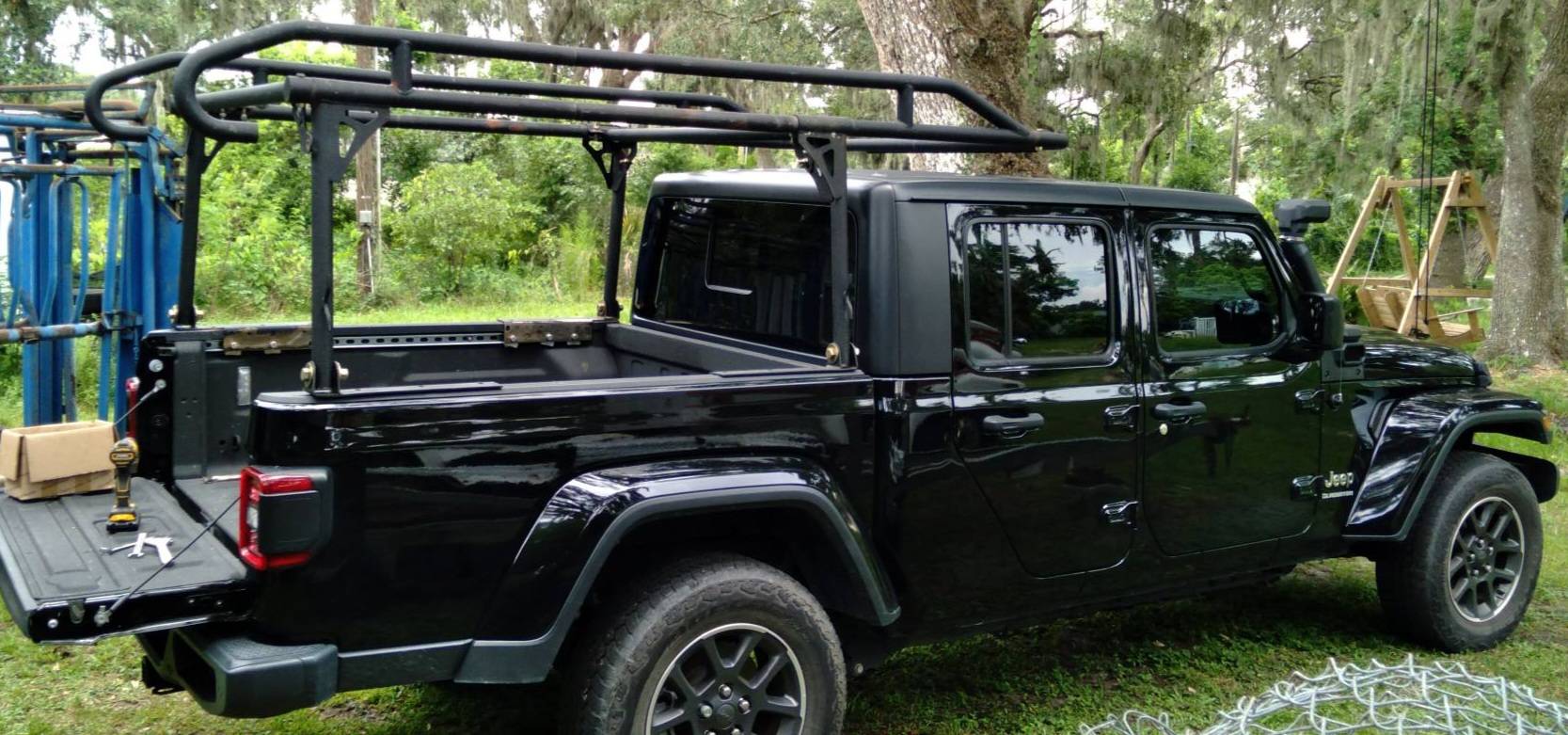 Jeep Gladiator Jeep build. Modified bed rack. received_781499356948447