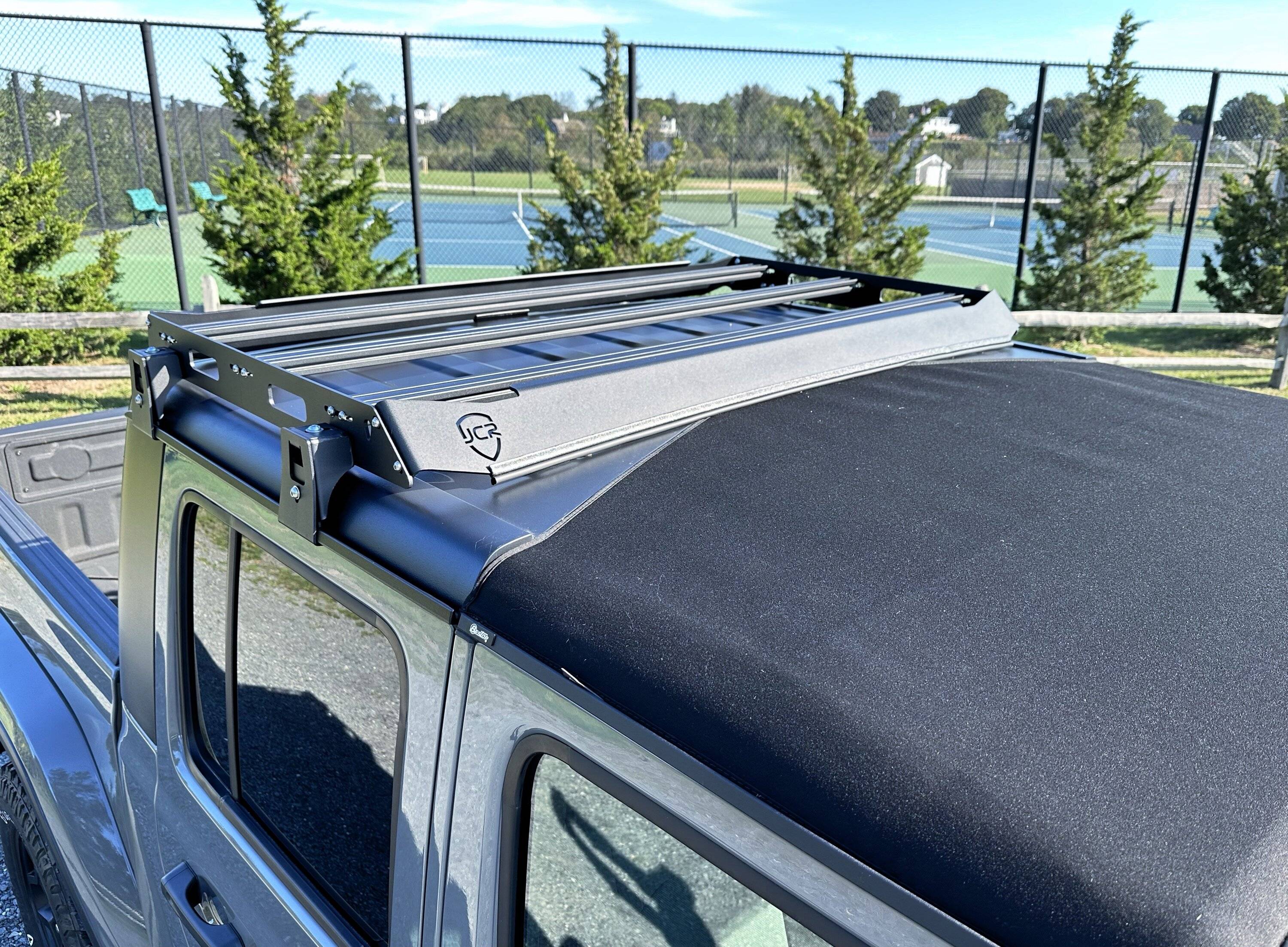Jeep Gladiator JCR Offroad roof rack installed IMG_2461