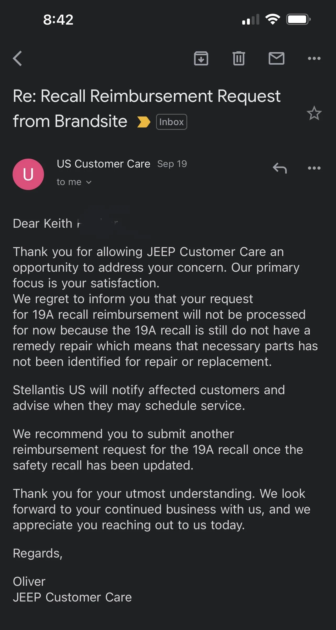 Jeep Gladiator Clutch Recall (2/23/23): Clutch Pressure Plate May Overheat -- Affecting 70,000 Manual Jeep Wranglers and Gladiators IMG_6483