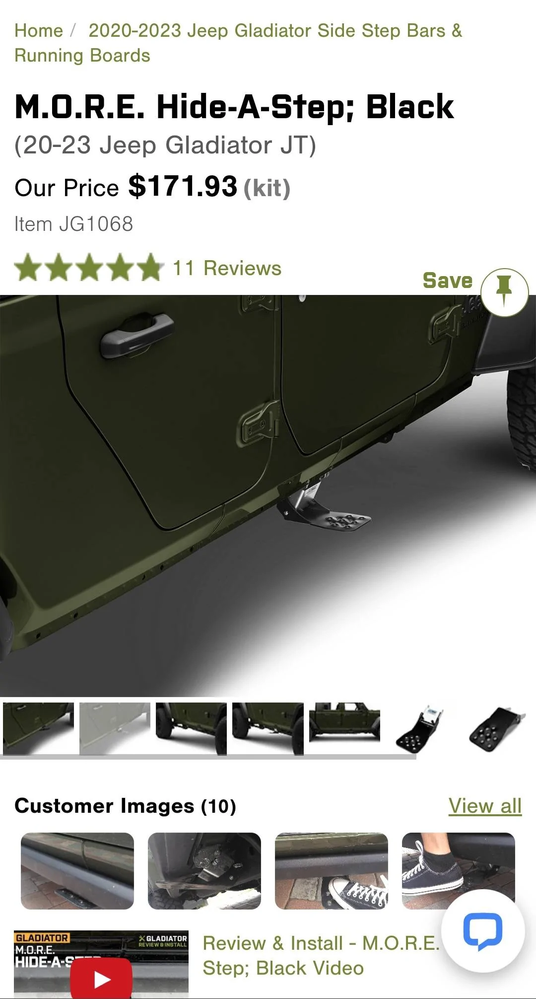 Jeep Gladiator Set of two m.o.r.e hide-a-step Screenshot_20230922_144501_Chrom