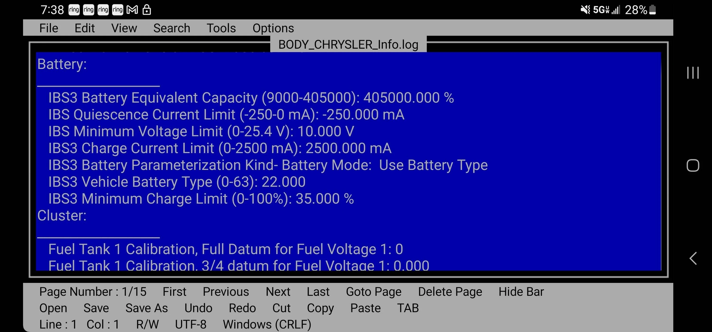 Jeep Gladiator Time it takes the alternator to fully charge a nearly dead battery Screenshot_20230923_073837_OldSchool Editor