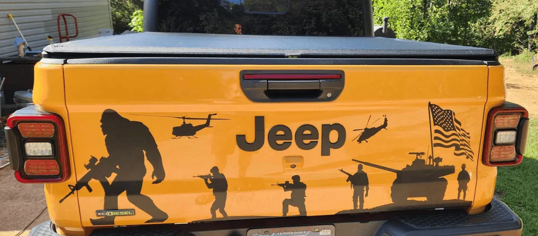 Jeep Gladiator Stickers and decal pics! 1695648150428