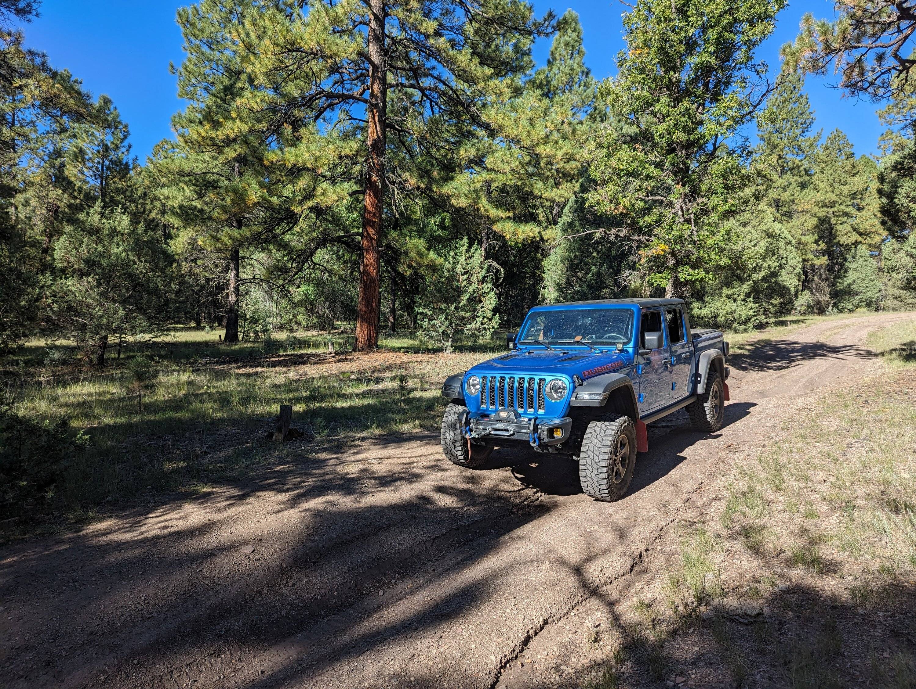Jeep Gladiator Camp and Hunt pics Sep 2023 Scouting Gila NF
