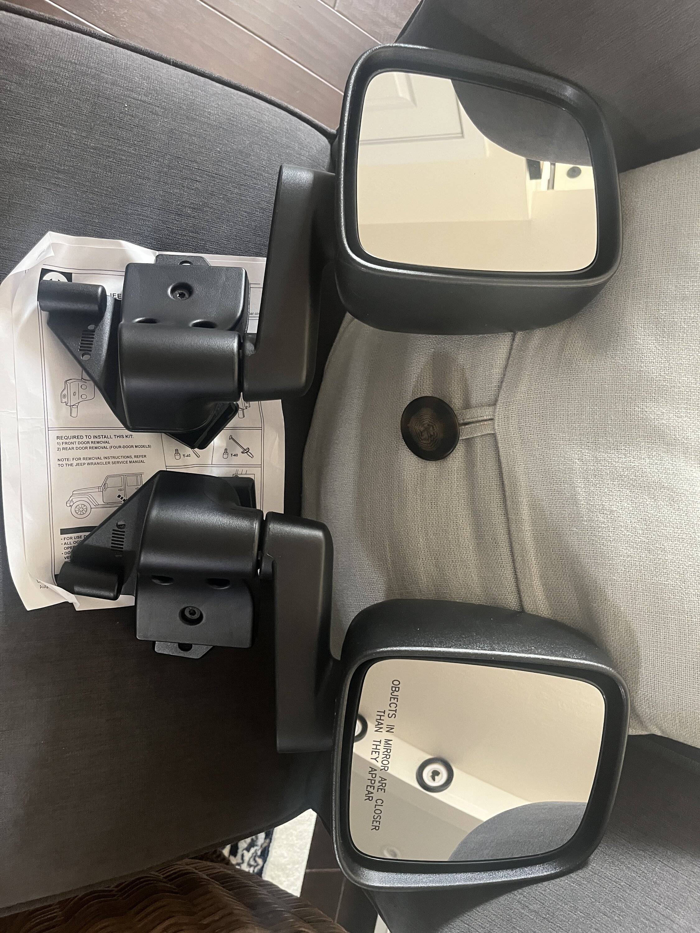 Jeep Gladiator JKS track bar and trail mirrors IMG_4513