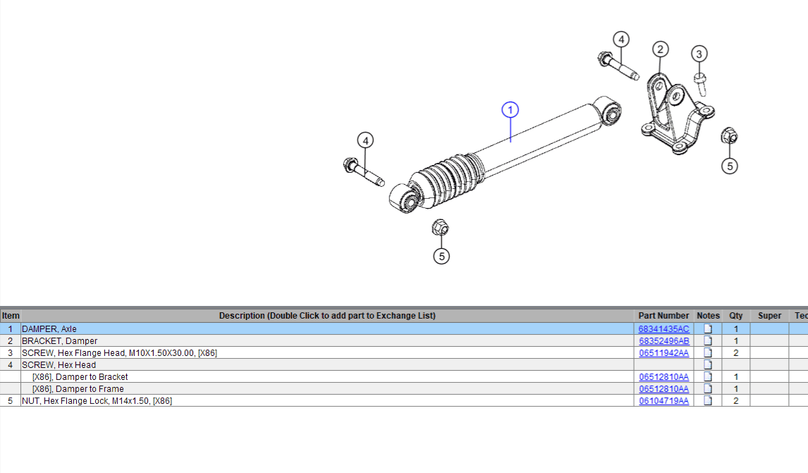 Jeep Gladiator axle damper kit? 1695752280346