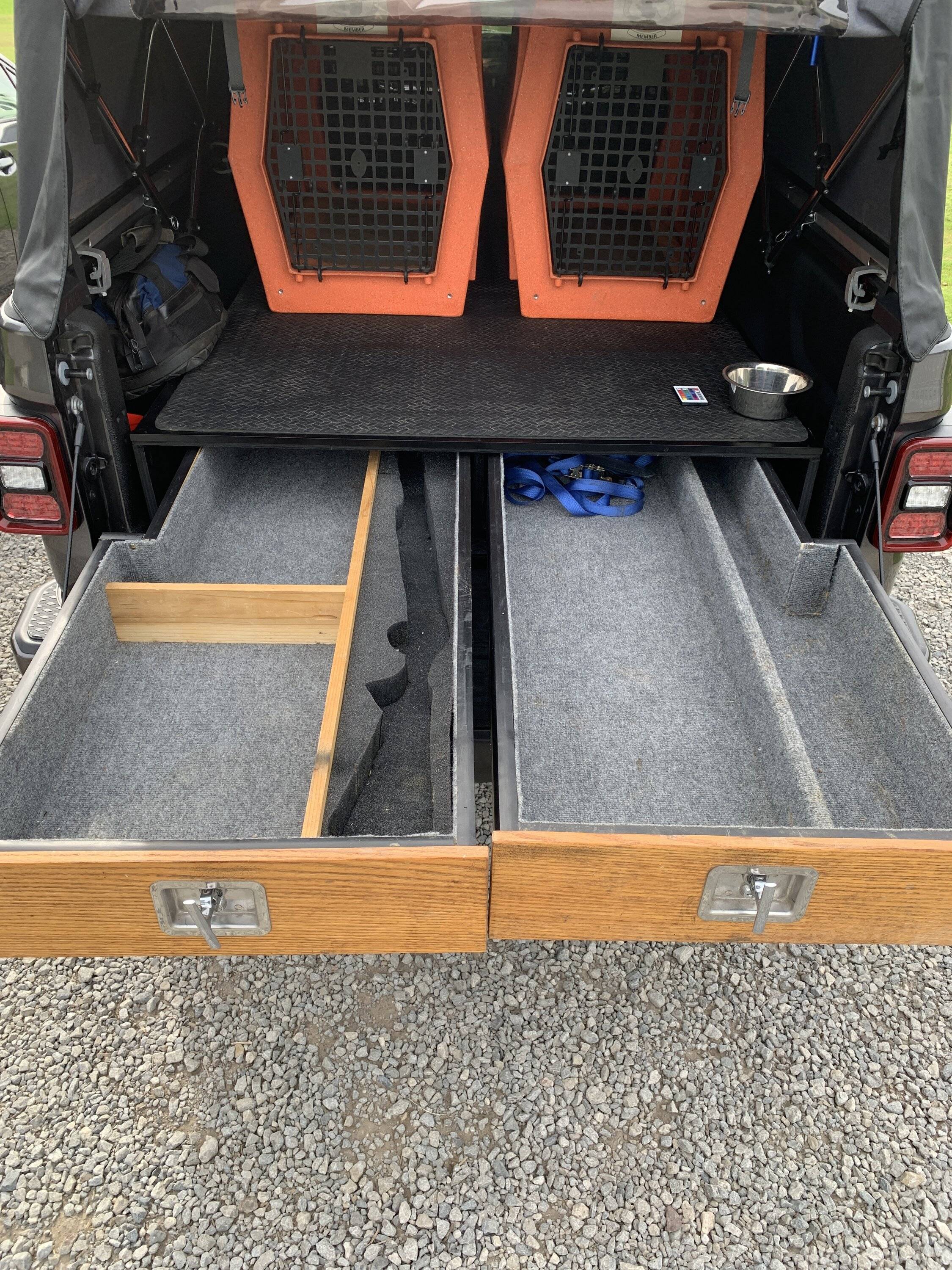 Jeep Gladiator Custom bed drawer system 1695759878688