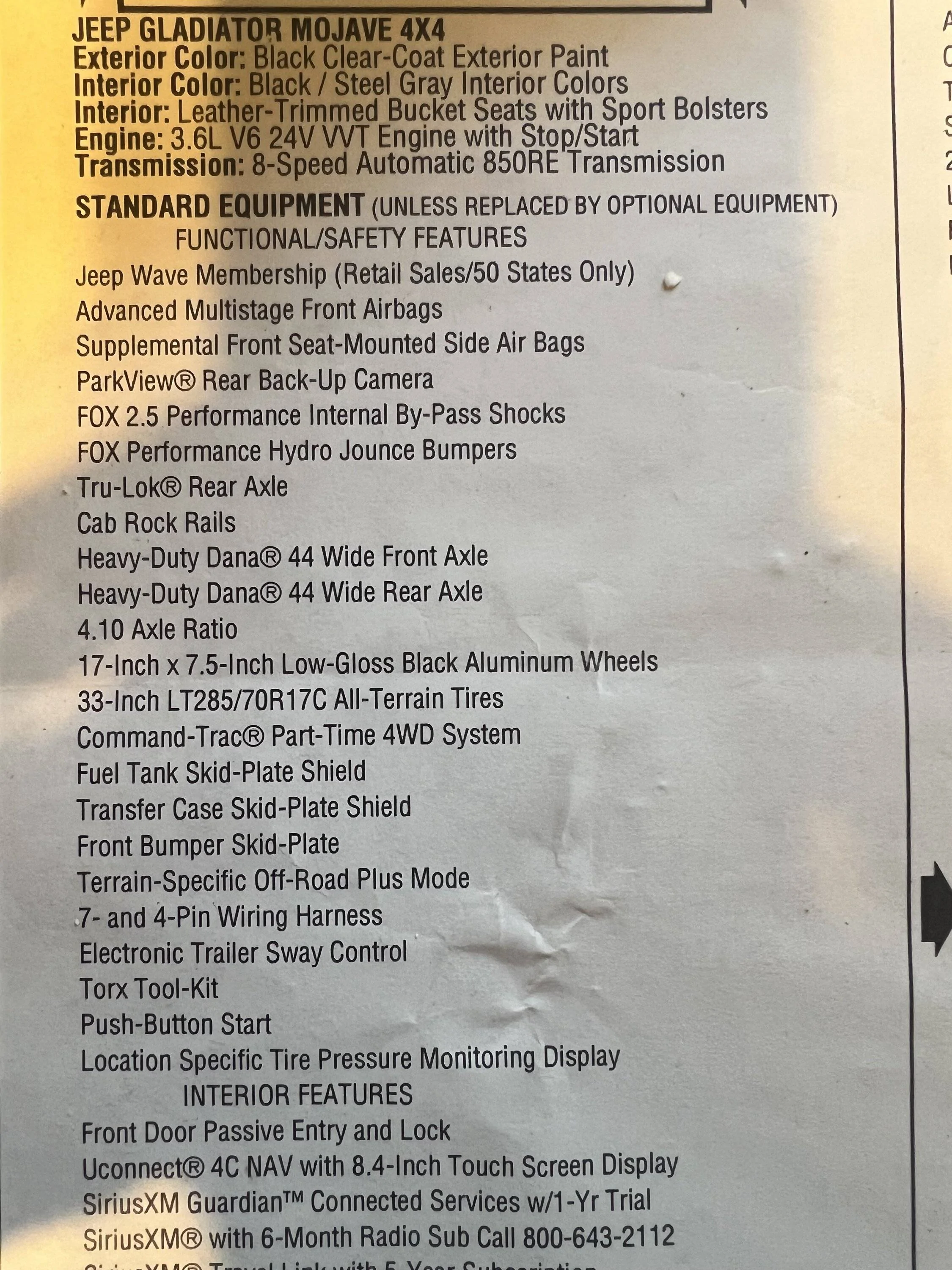 Jeep Gladiator Front and Rear Diff Fluid IMG_5056