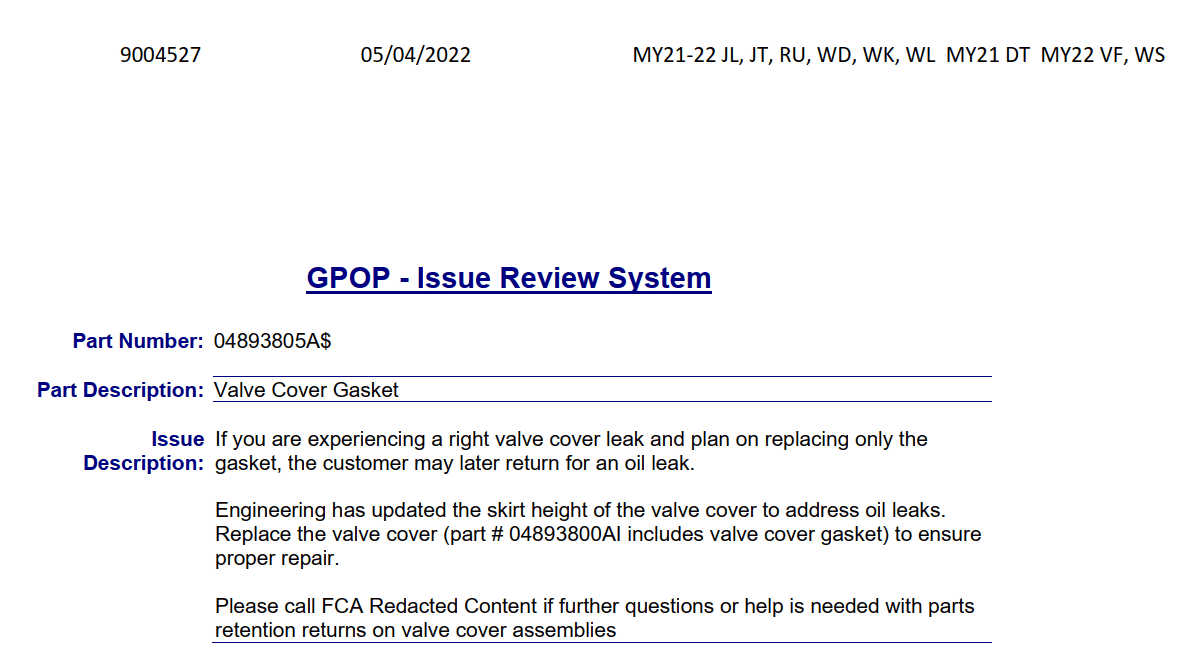Jeep Gladiator Survey- For those with misfire issues 1695918616148