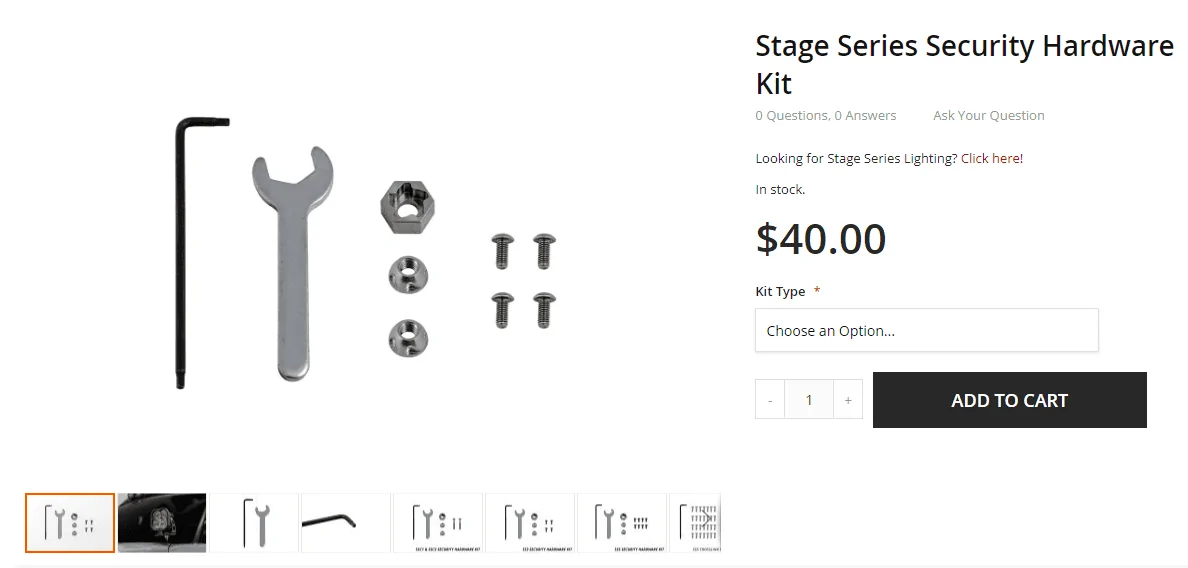 Jeep Gladiator Protect Your Investment | Stage Series Security Hardware Kits | Diode Dynamics FireShot Capture 707 - Stage Series Security Hardware Kits - Security Screws - www.diodedynam