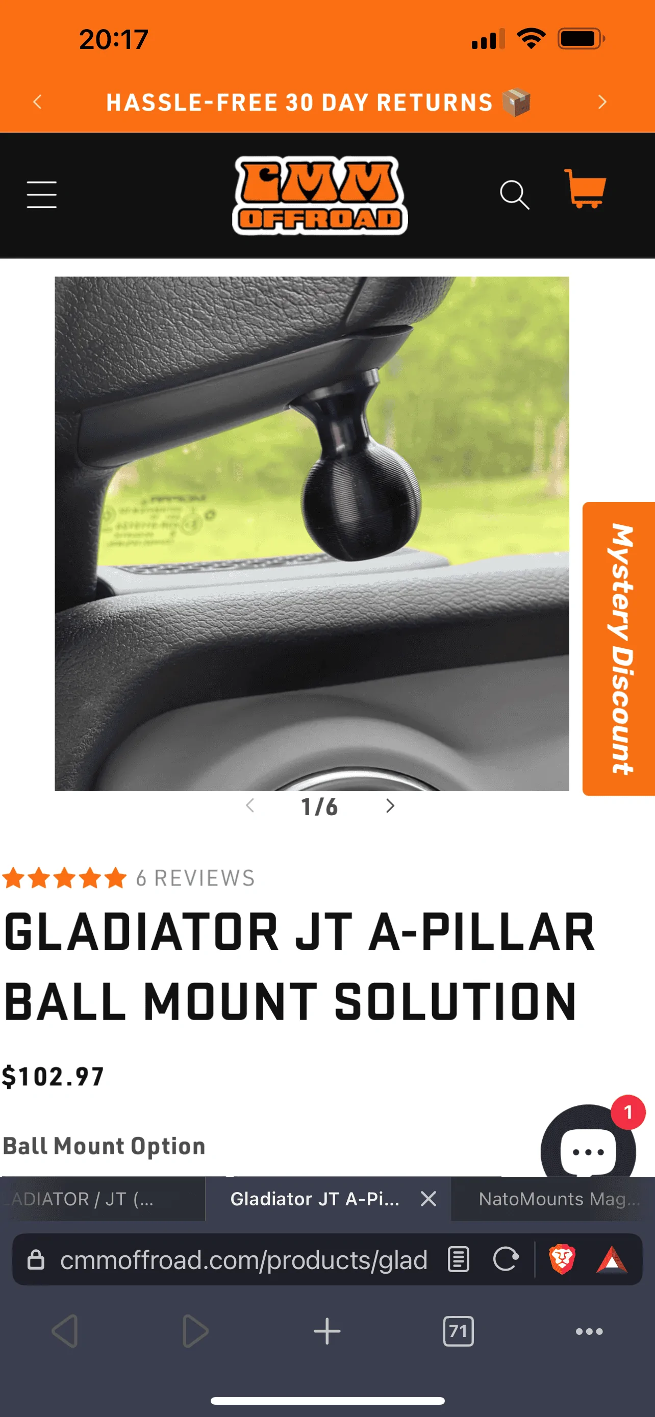 Jeep Gladiator Phone Solutions IMG_7042