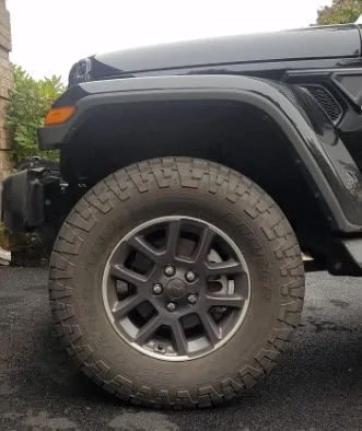 Jeep Gladiator Anyone go with more narrow 35” tires? Cooper-in-Fender_lift