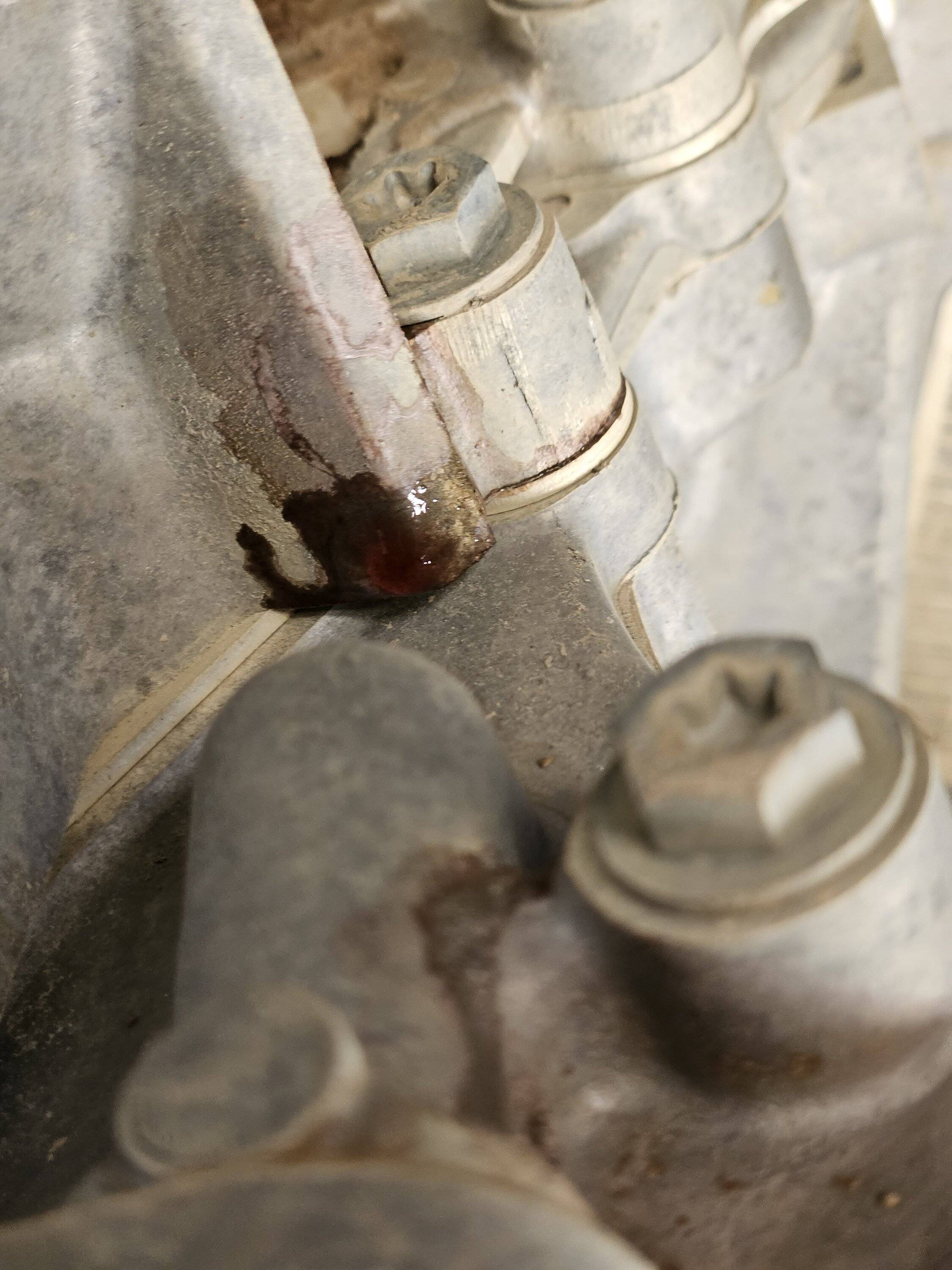 Jeep Gladiator Coolant leak on front of Gladiator Engine 20230929_093256