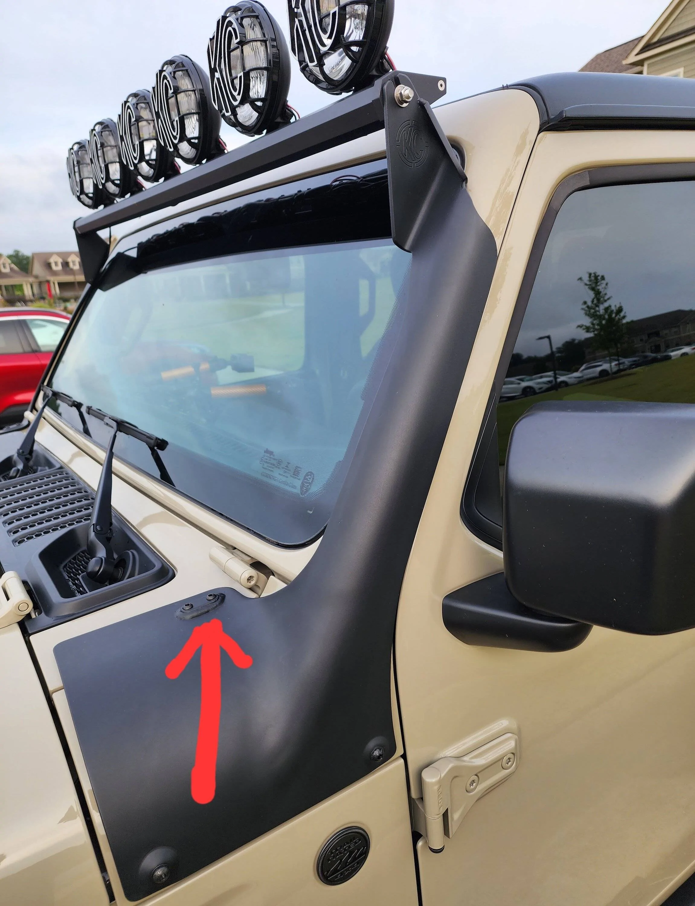 Jeep Gladiator KC ditch light mounts 20230722_194153
