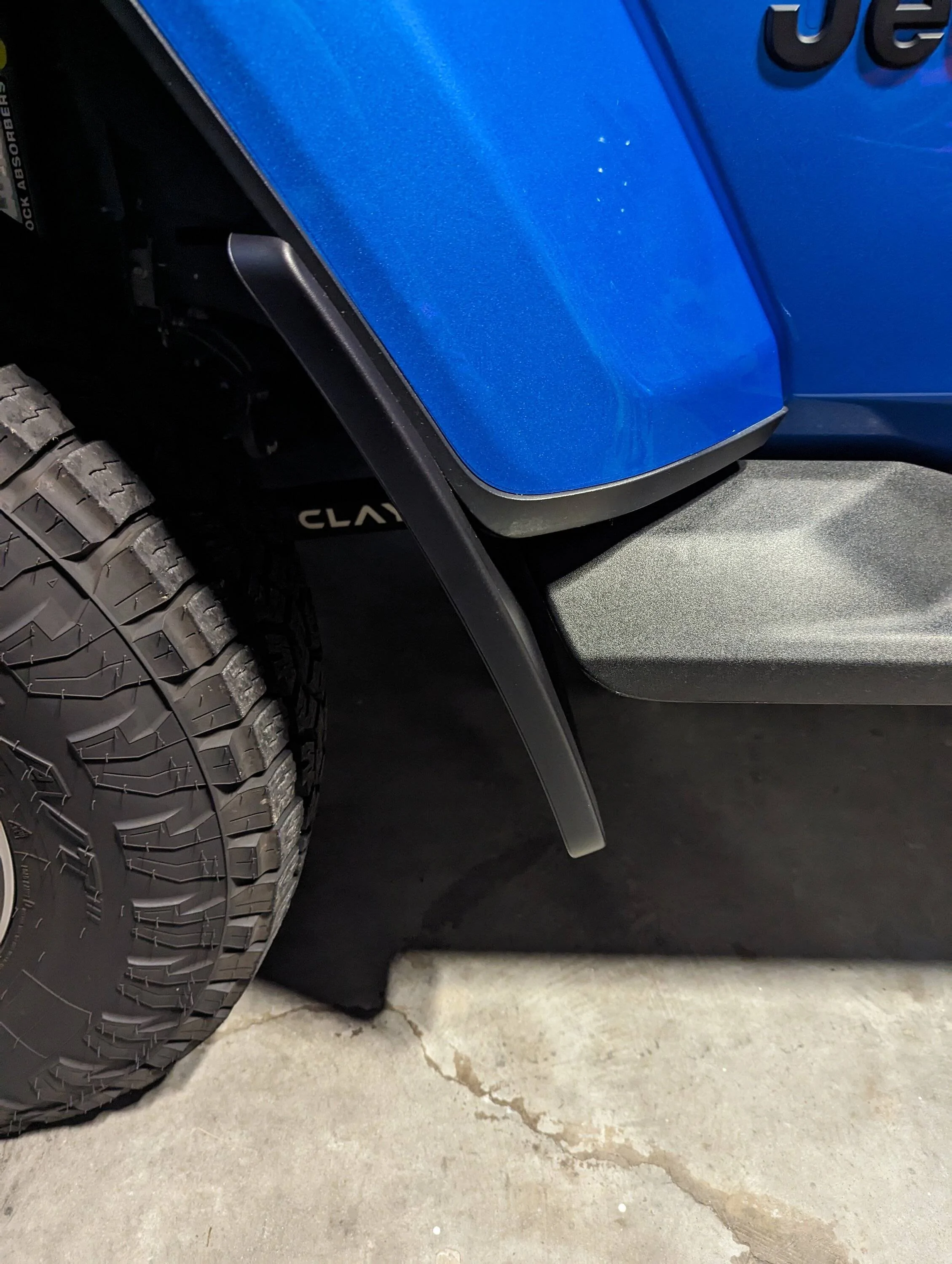 Jeep Gladiator Mud Flaps for High Altitude with the Wide Axles PXL_20231001_111649577