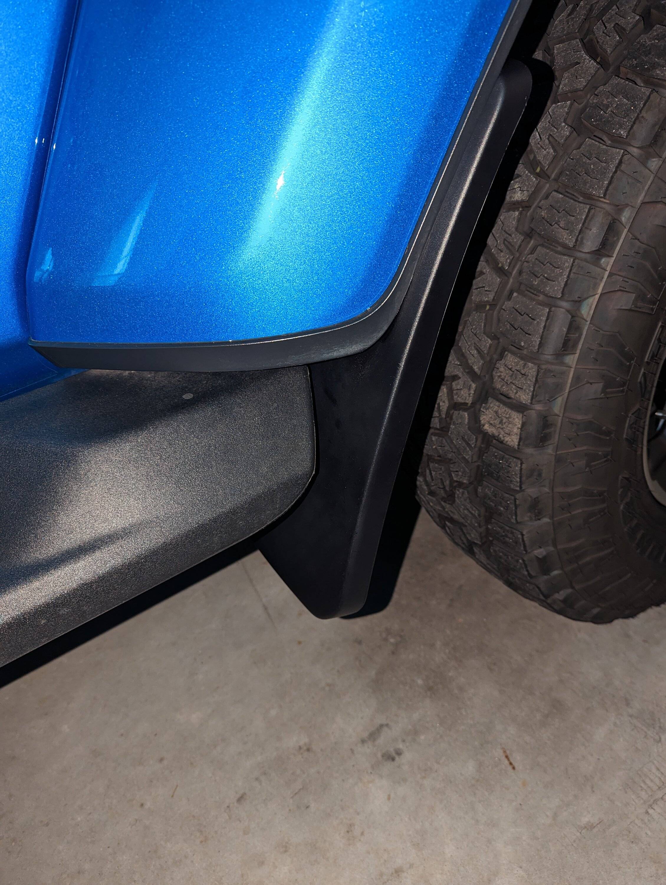 Jeep Gladiator Mud Flaps for High Altitude with the Wide Axles PXL_20231001_112624415