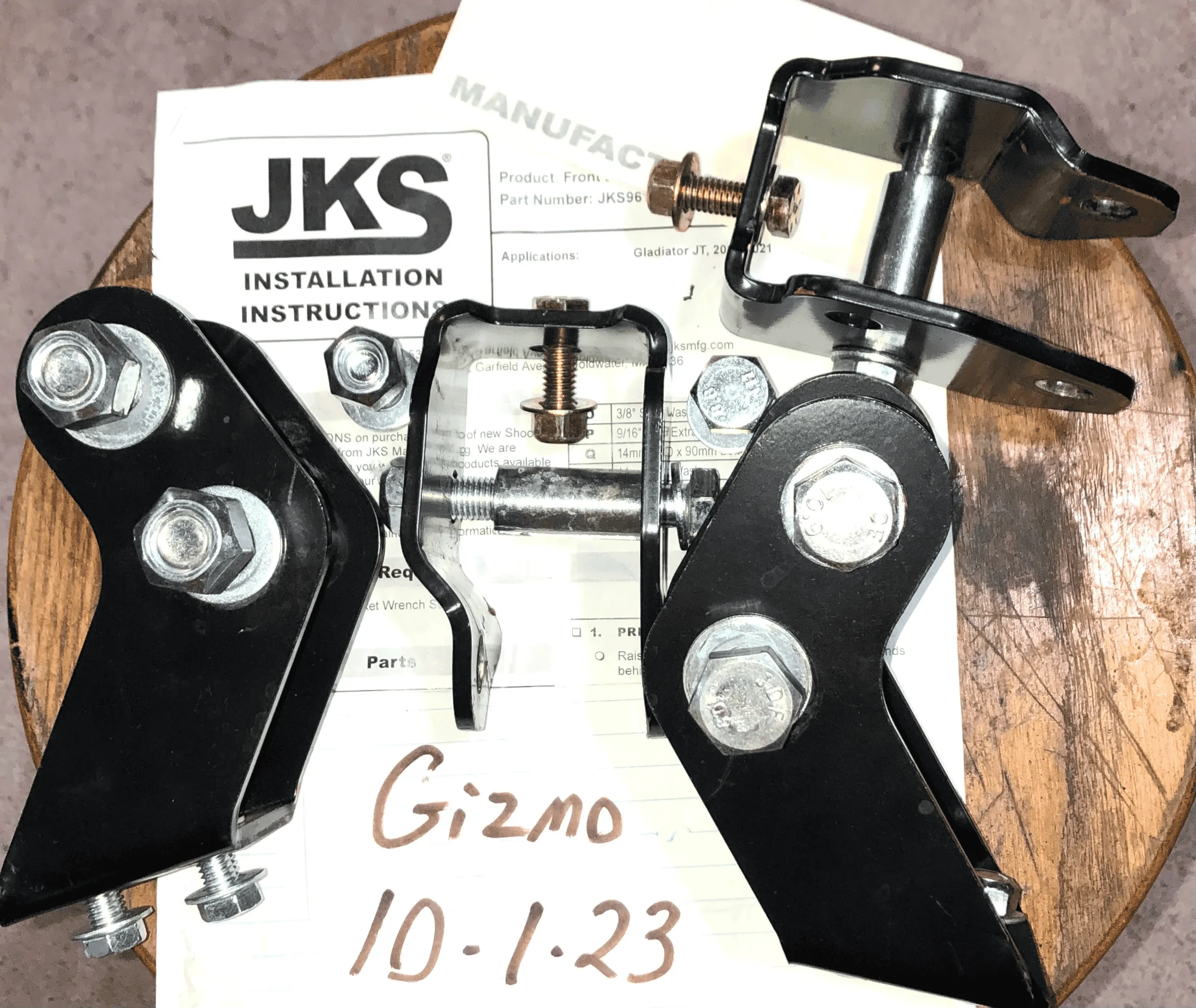 Jeep Gladiator JKS SHOCK EXTENSION BRACKET KIT tempImagetC5lnz