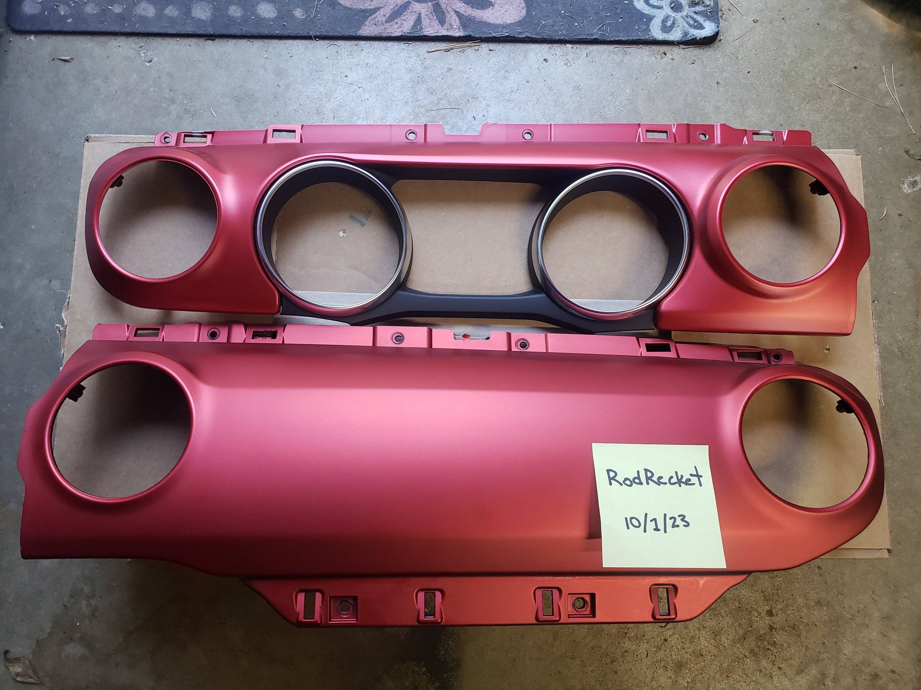 Jeep Gladiator Rubicon Dash Panels (red) 20231001_164348