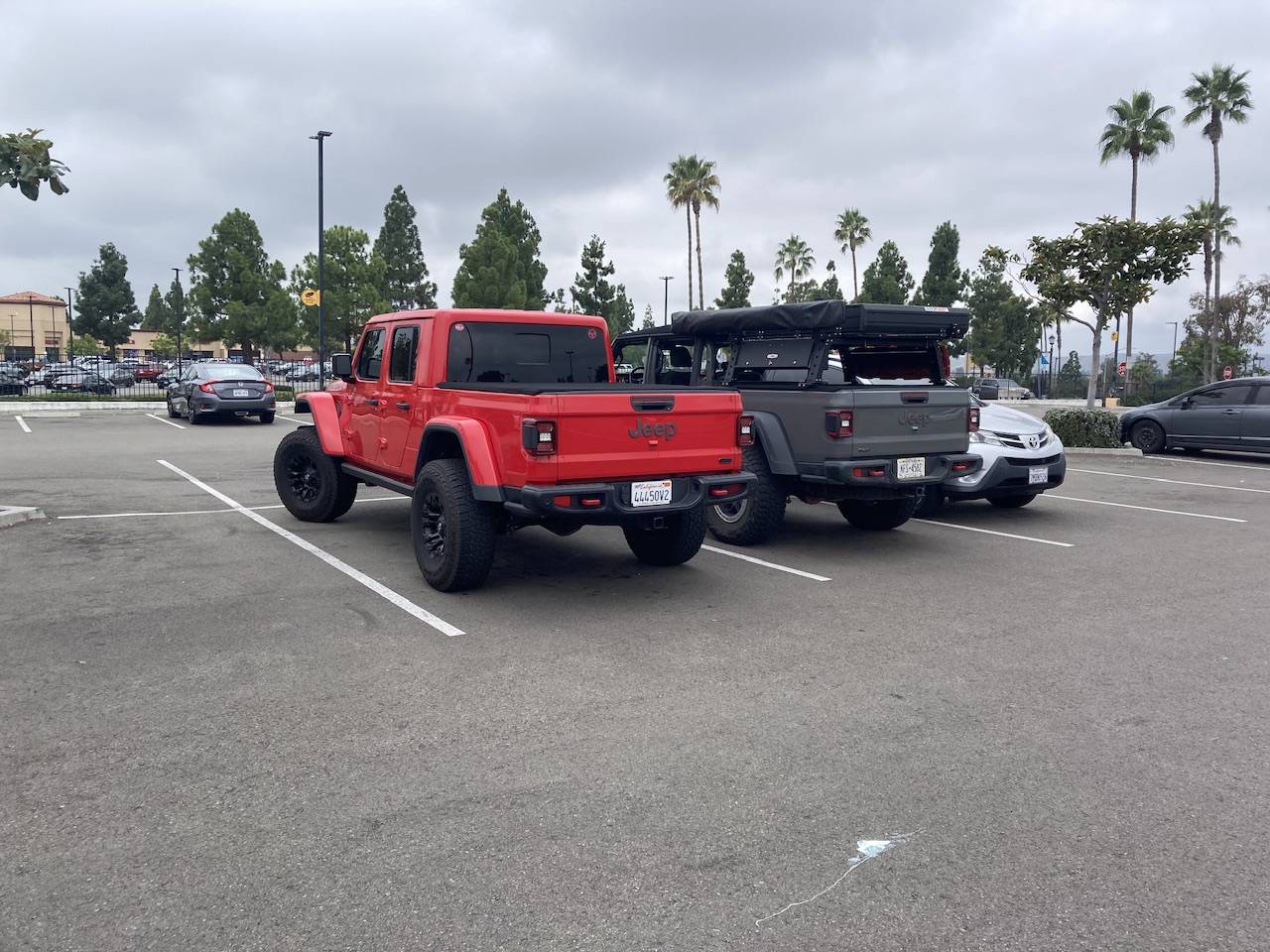 Jeep Gladiator Jeeps Parking Next To Jeeps IMG_4619