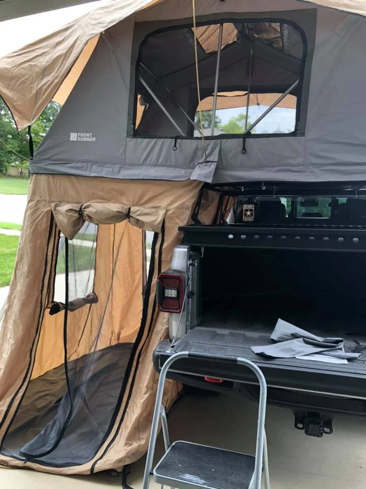 Jeep Gladiator Ace Engineering Upper Decker (and Tent/Tent Bars?) - Overlanding Rig Upper Decker w Tent & Annex