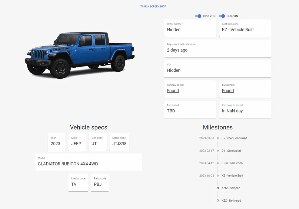 Jeep Gladiator Just Ordered? Check in HERE! 1696637498098