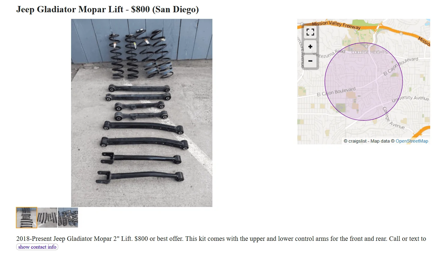 Jeep Gladiator Mopar Lift 1696703193481